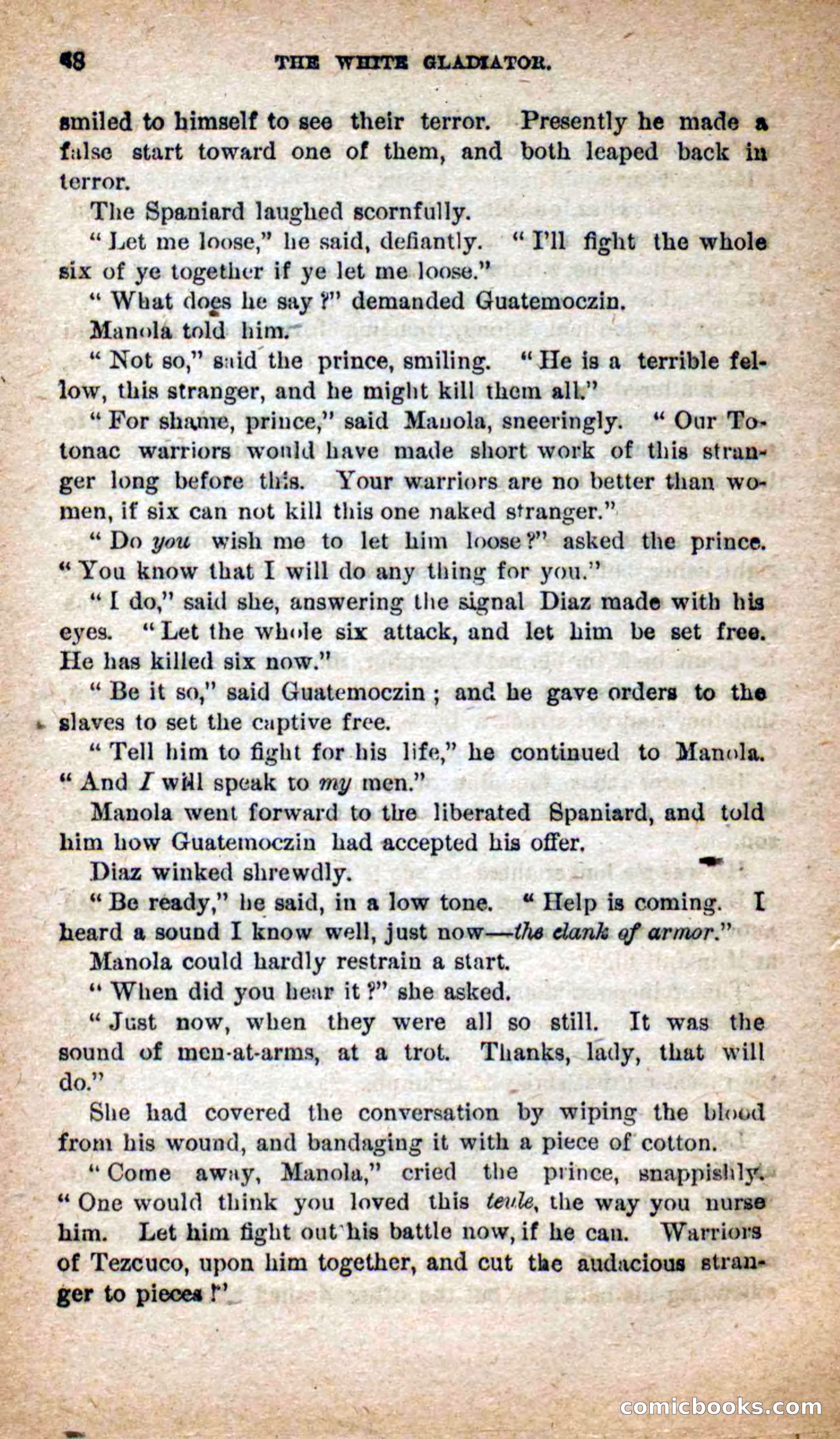 Beadle's Dime Novels No. 253: The White Gladiator — page 64 of 100