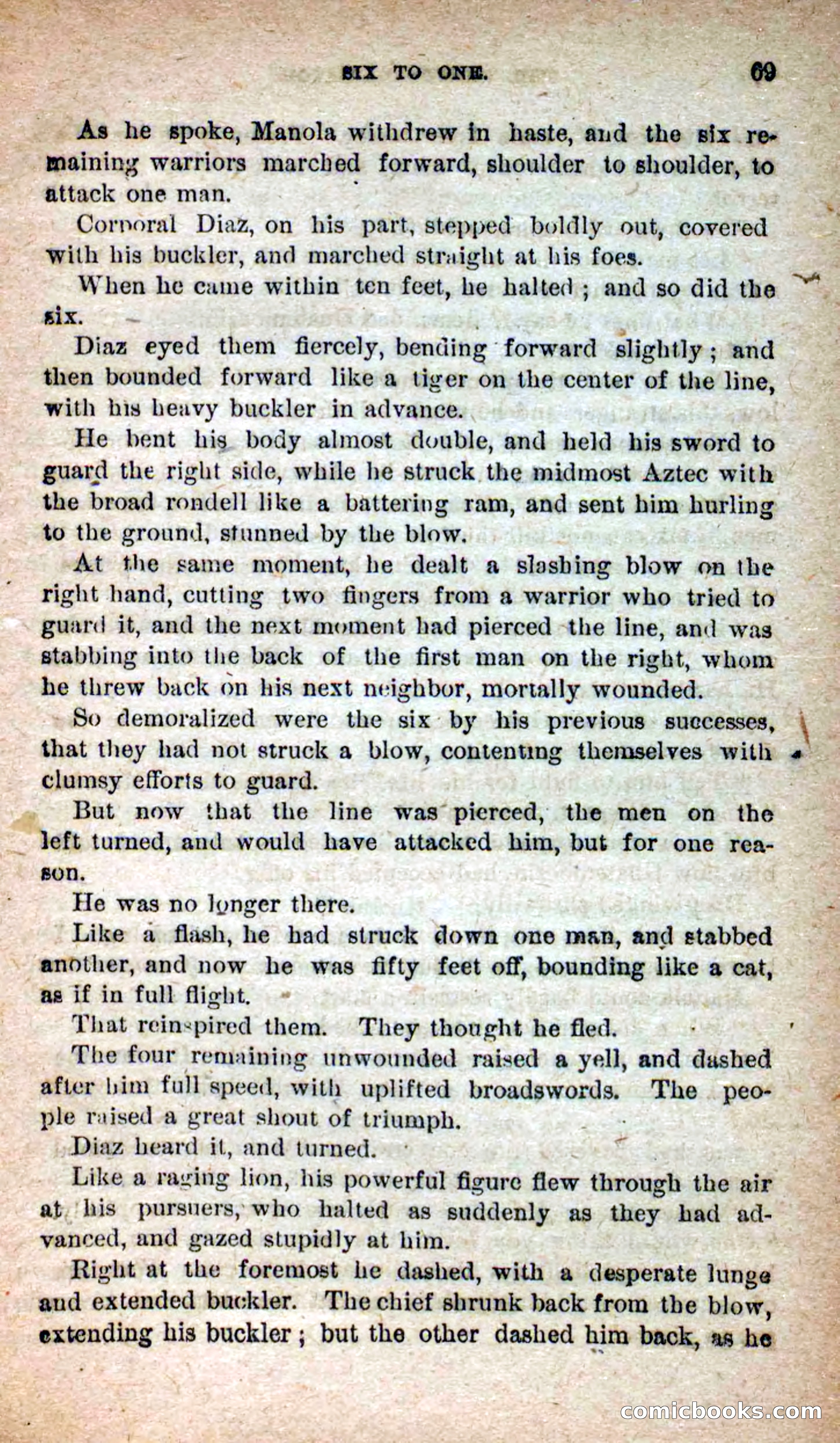 Beadle's Dime Novels No. 253: The White Gladiator — page 65 of 100