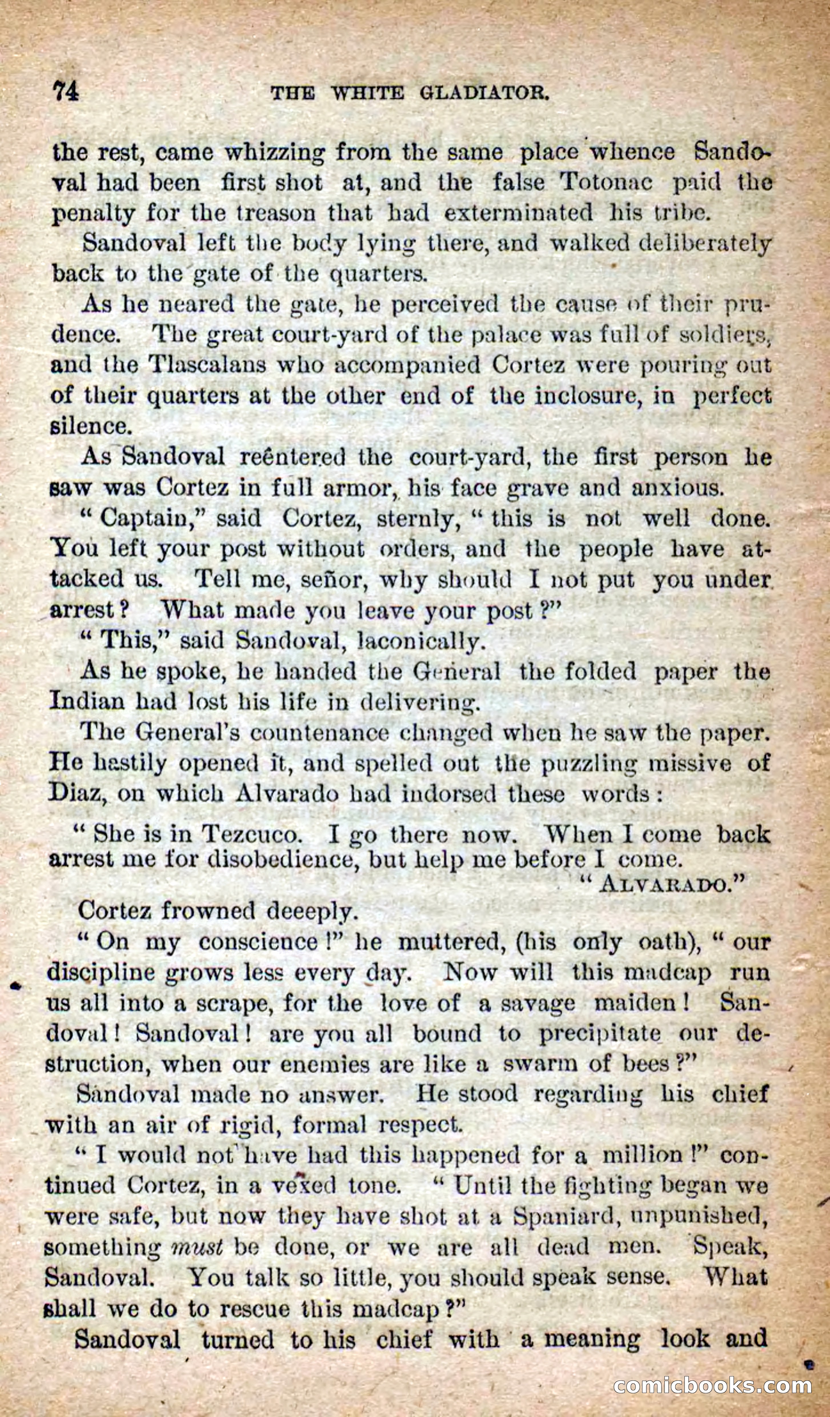 Beadle's Dime Novels No. 253: The White Gladiator — page 70 of 100