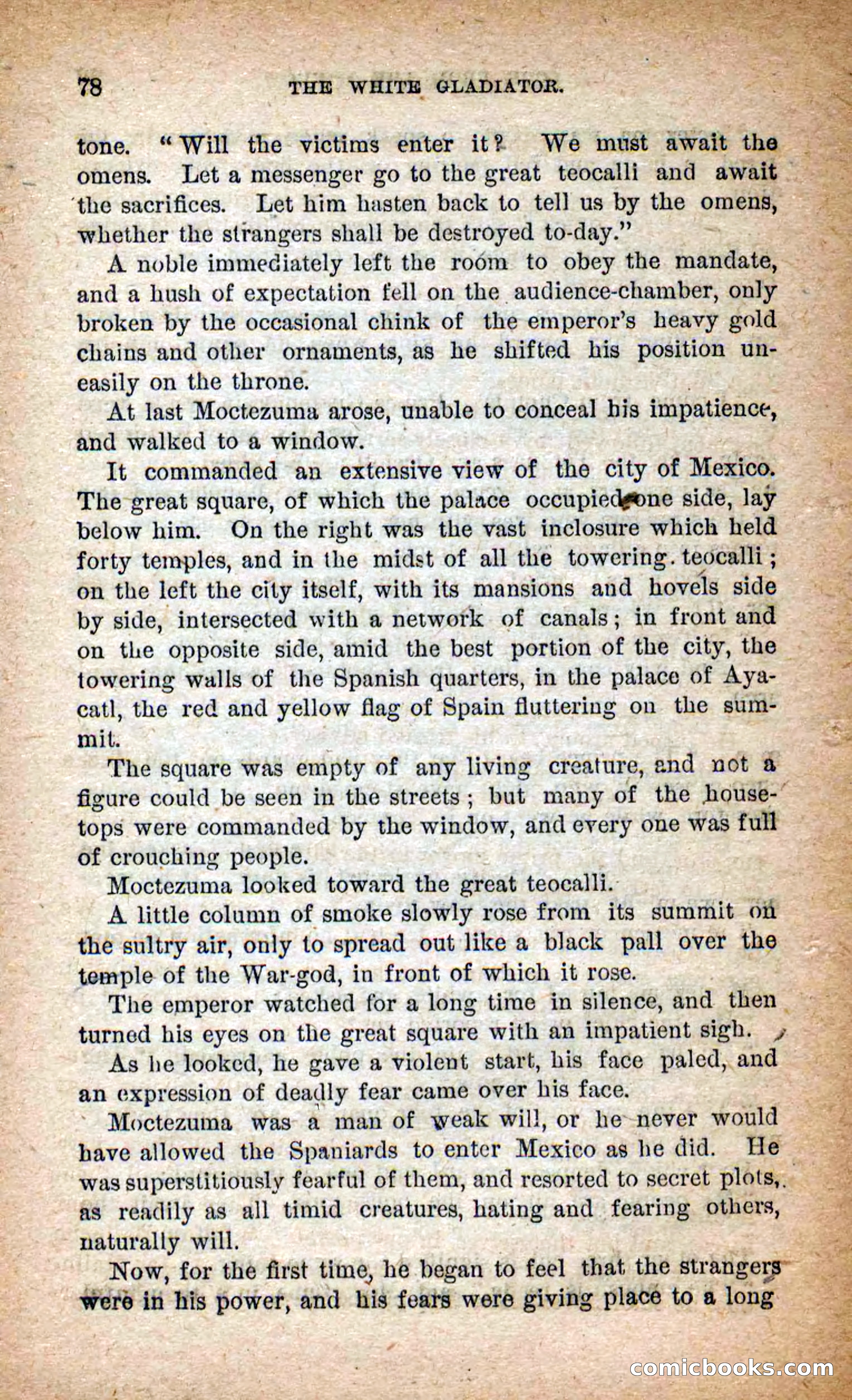 Beadle's Dime Novels No. 253: The White Gladiator — page 74 of 100