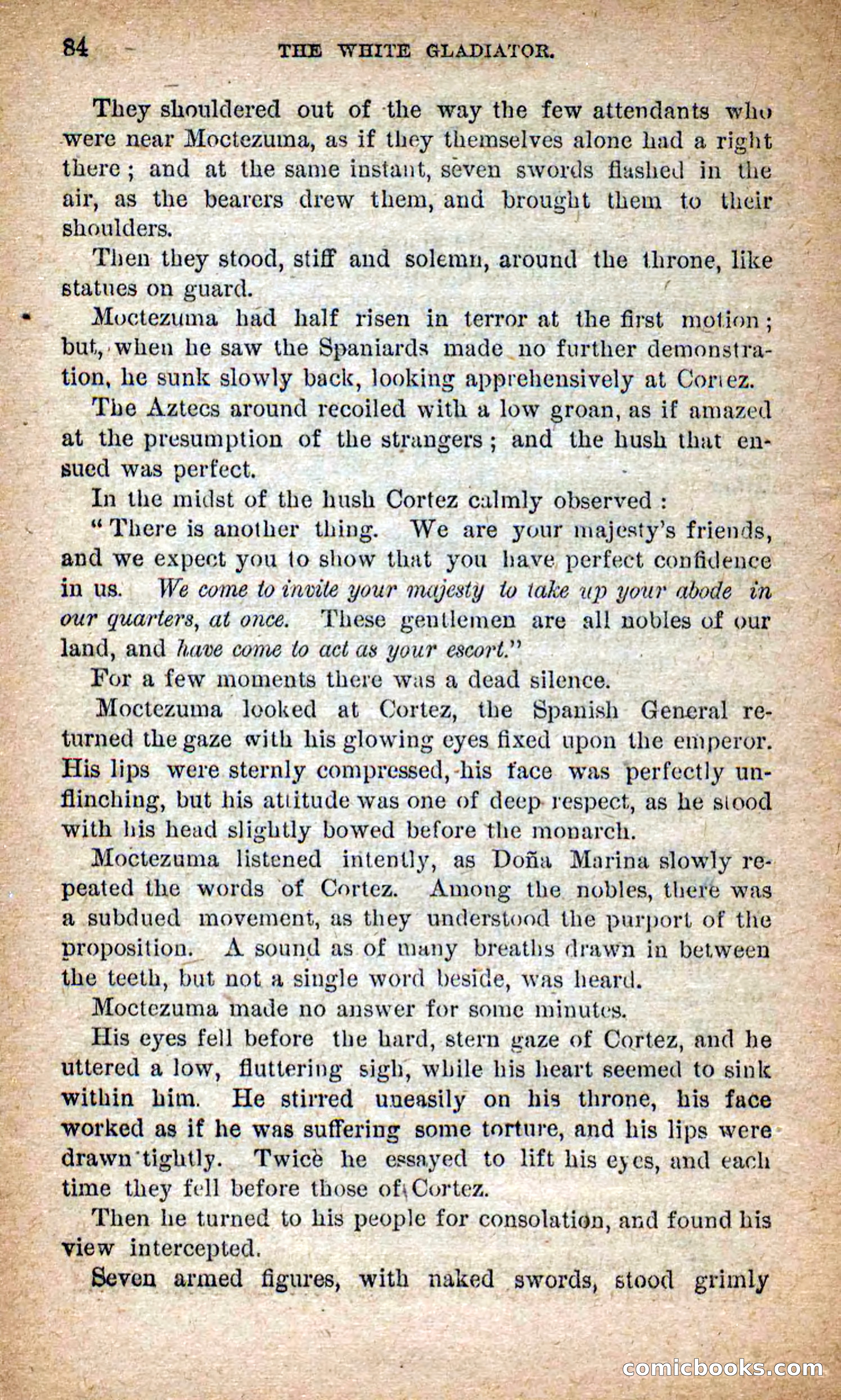 Beadle's Dime Novels No. 253: The White Gladiator — page 80 of 100