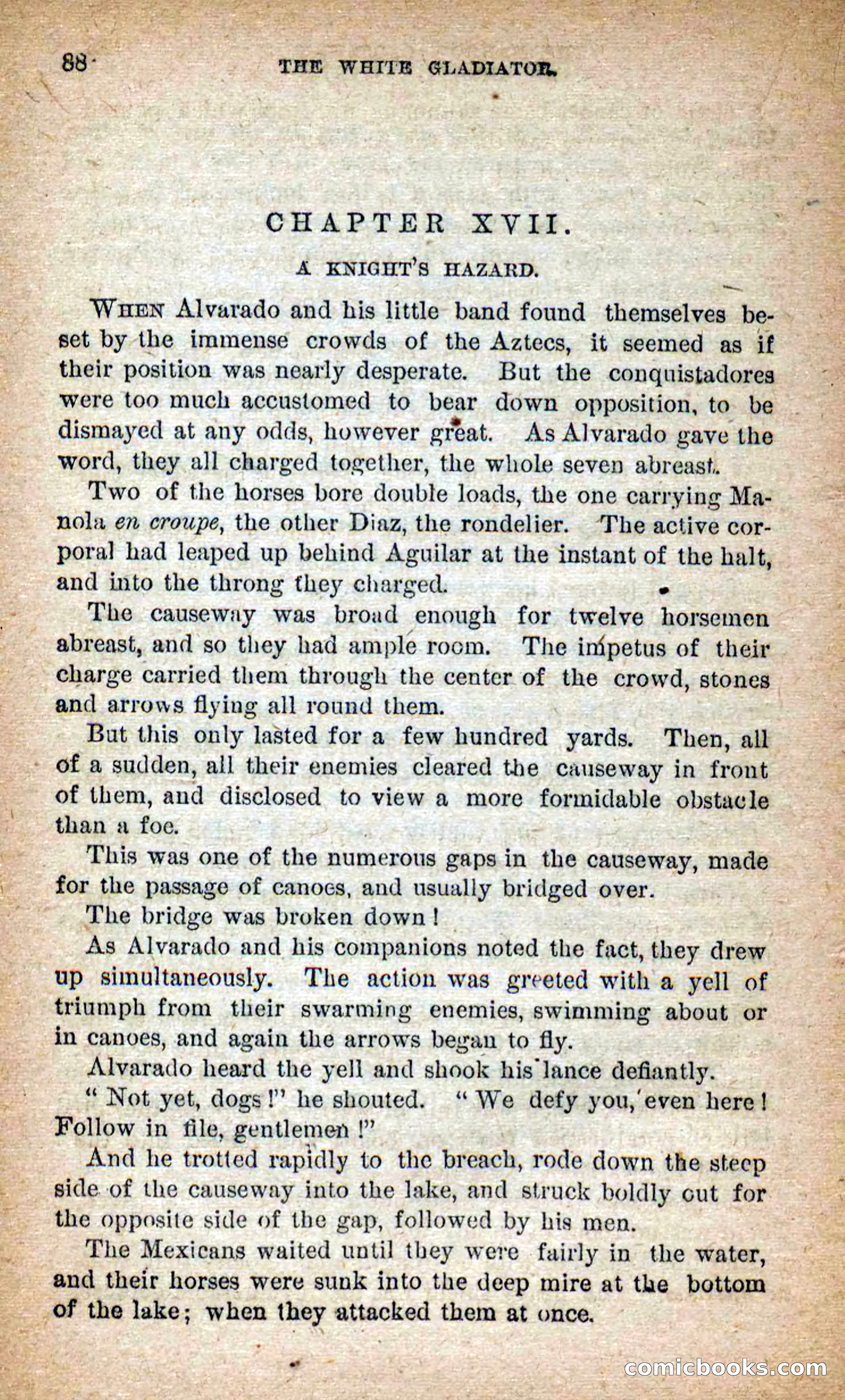 Beadle's Dime Novels No. 253: The White Gladiator — page 84 of 100