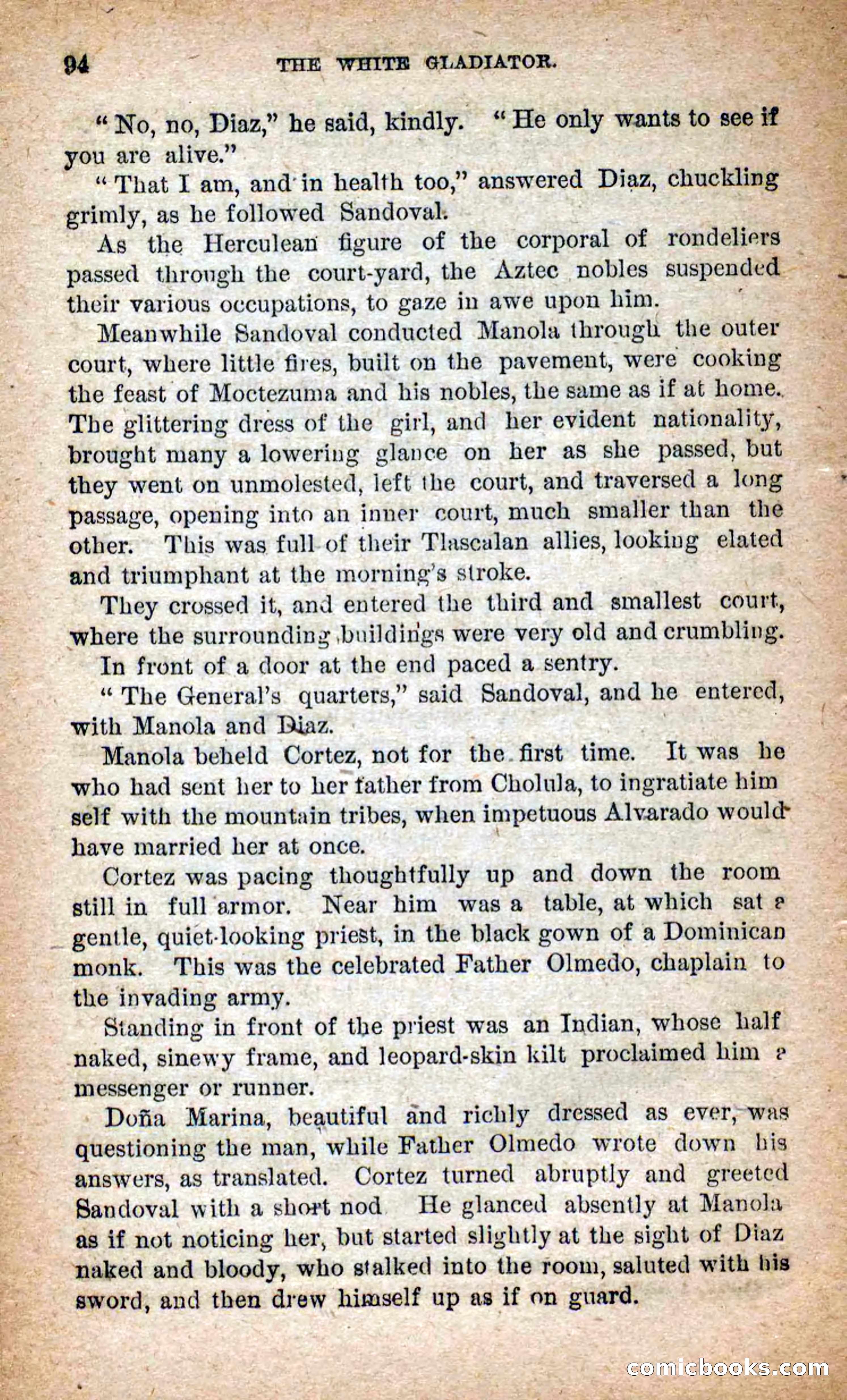 Beadle's Dime Novels No. 253: The White Gladiator — page 90 of 100