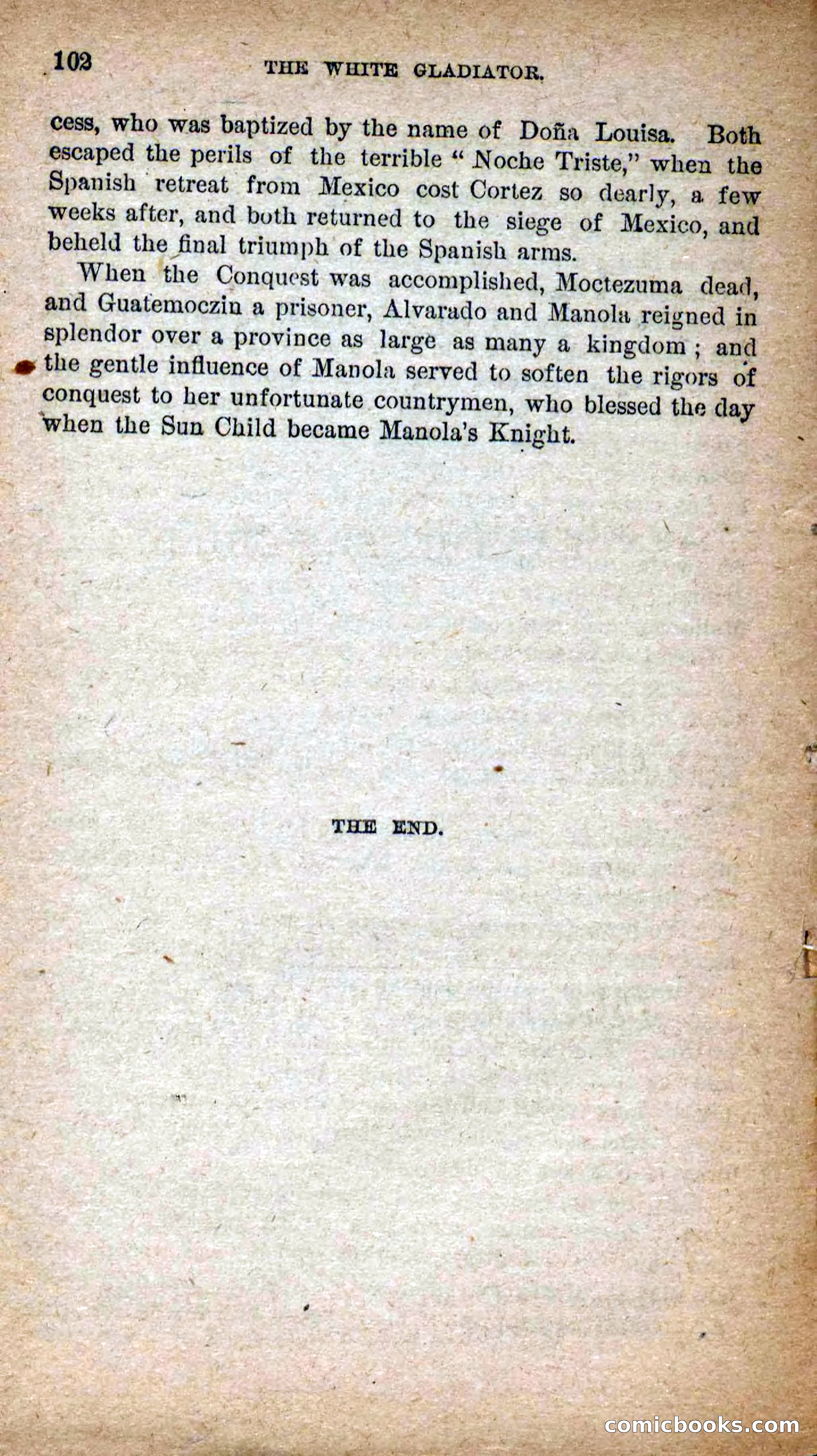Beadle's Dime Novels No. 253: The White Gladiator — page 98 of 100