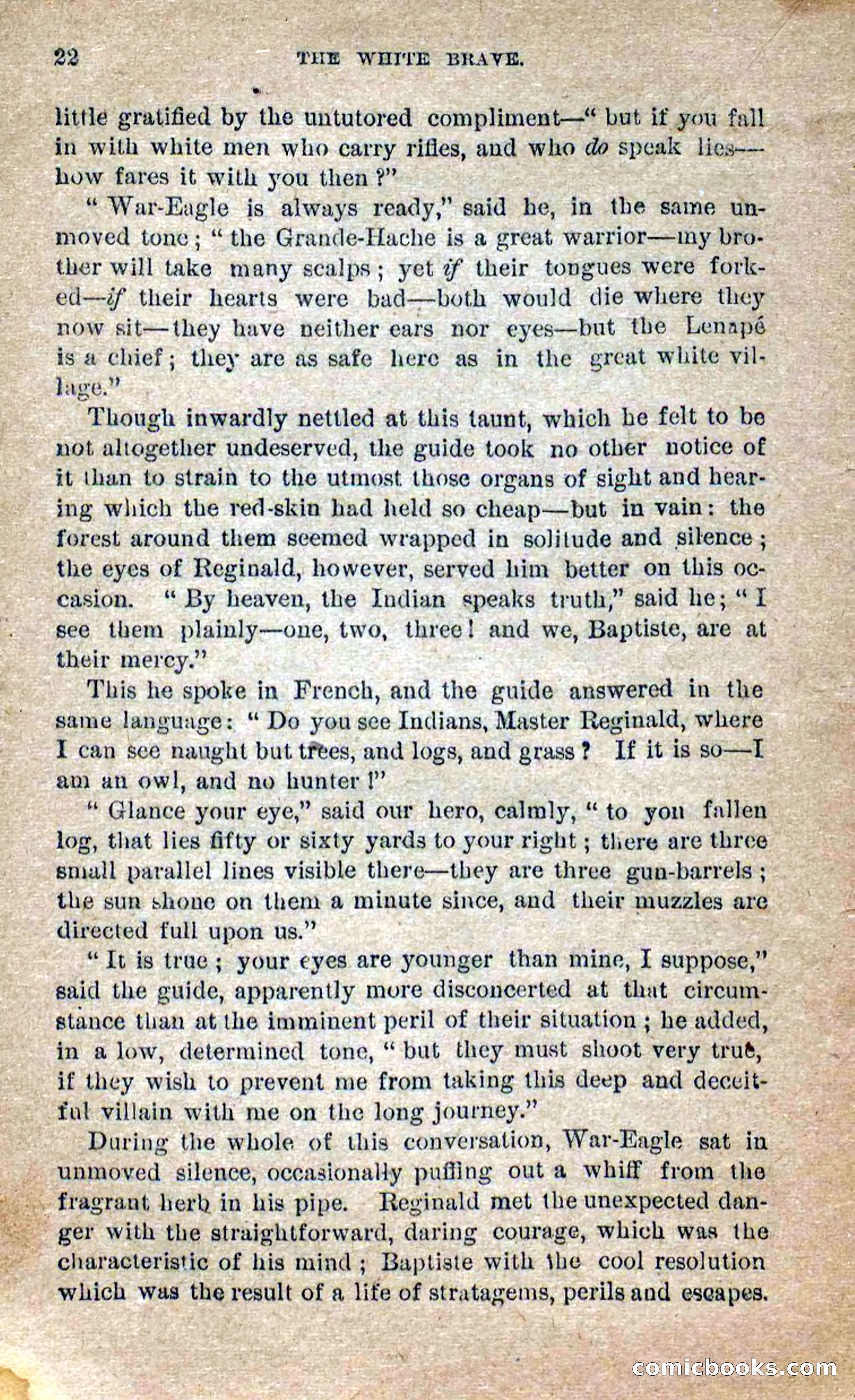 Beadle's Dime Novels No. 258: The White Brave — page 20 of 100