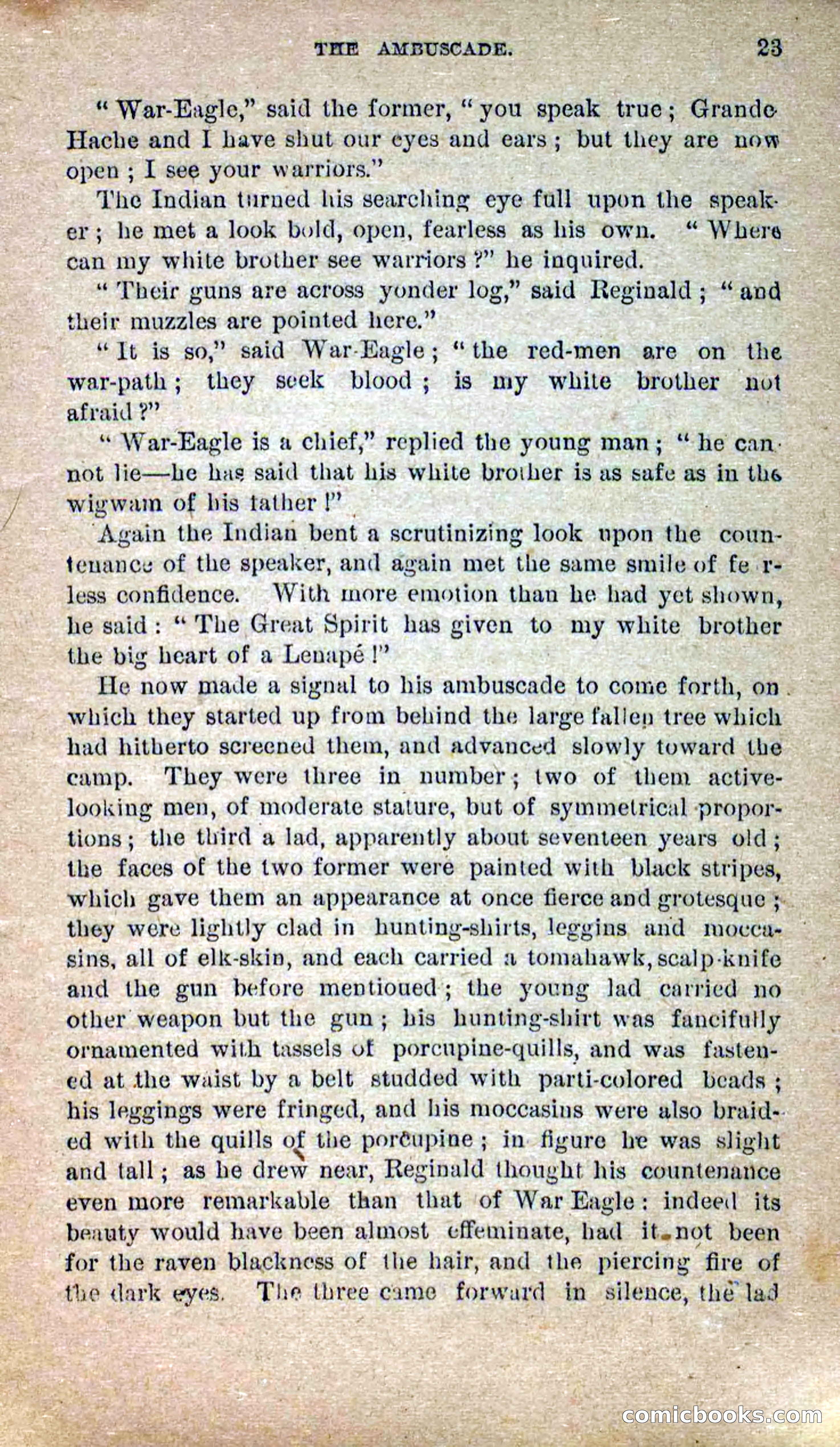 Beadle's Dime Novels No. 258: The White Brave — page 21 of 100