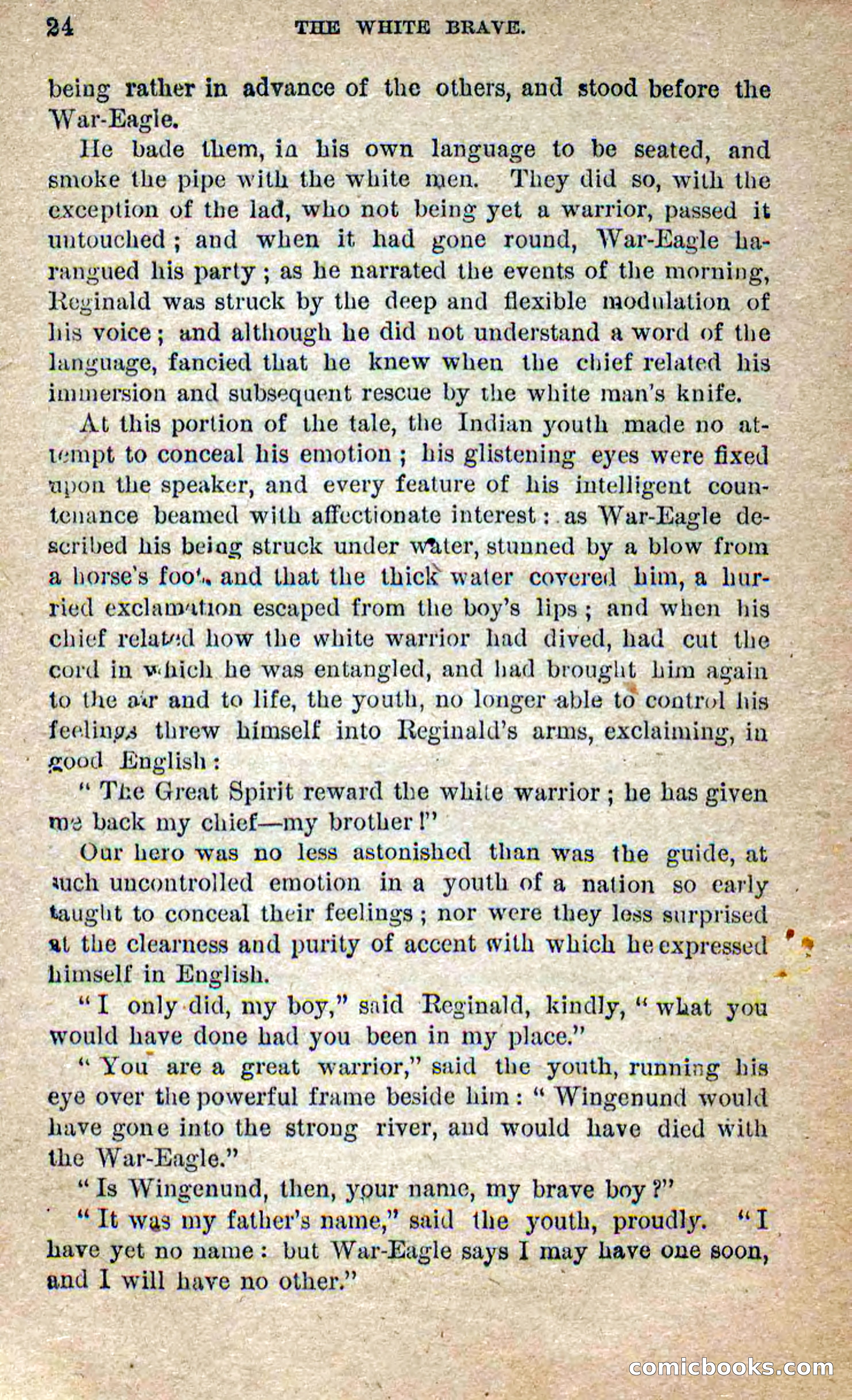 Beadle's Dime Novels No. 258: The White Brave — page 22 of 100