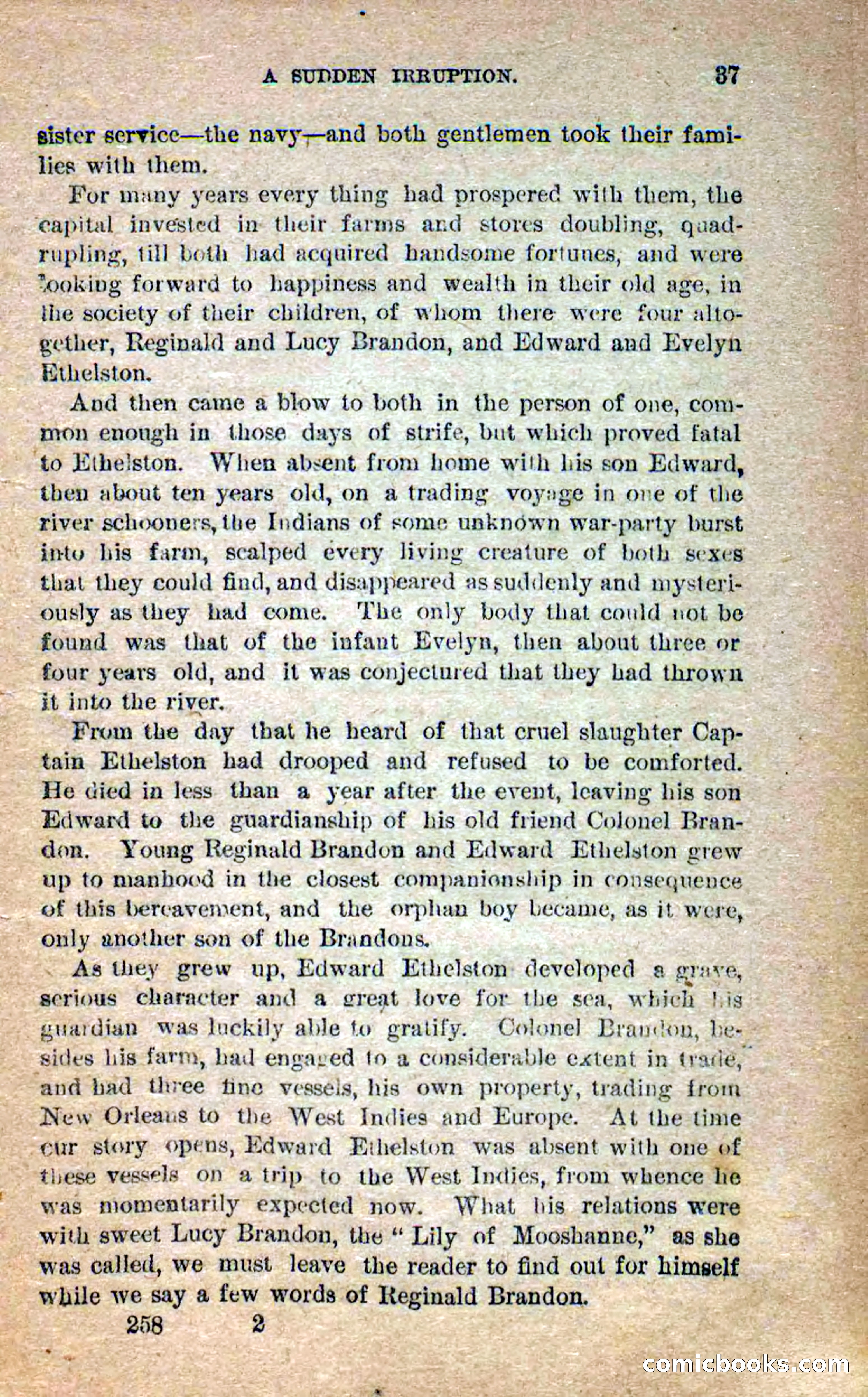 Beadle's Dime Novels No. 258: The White Brave — page 35 of 100
