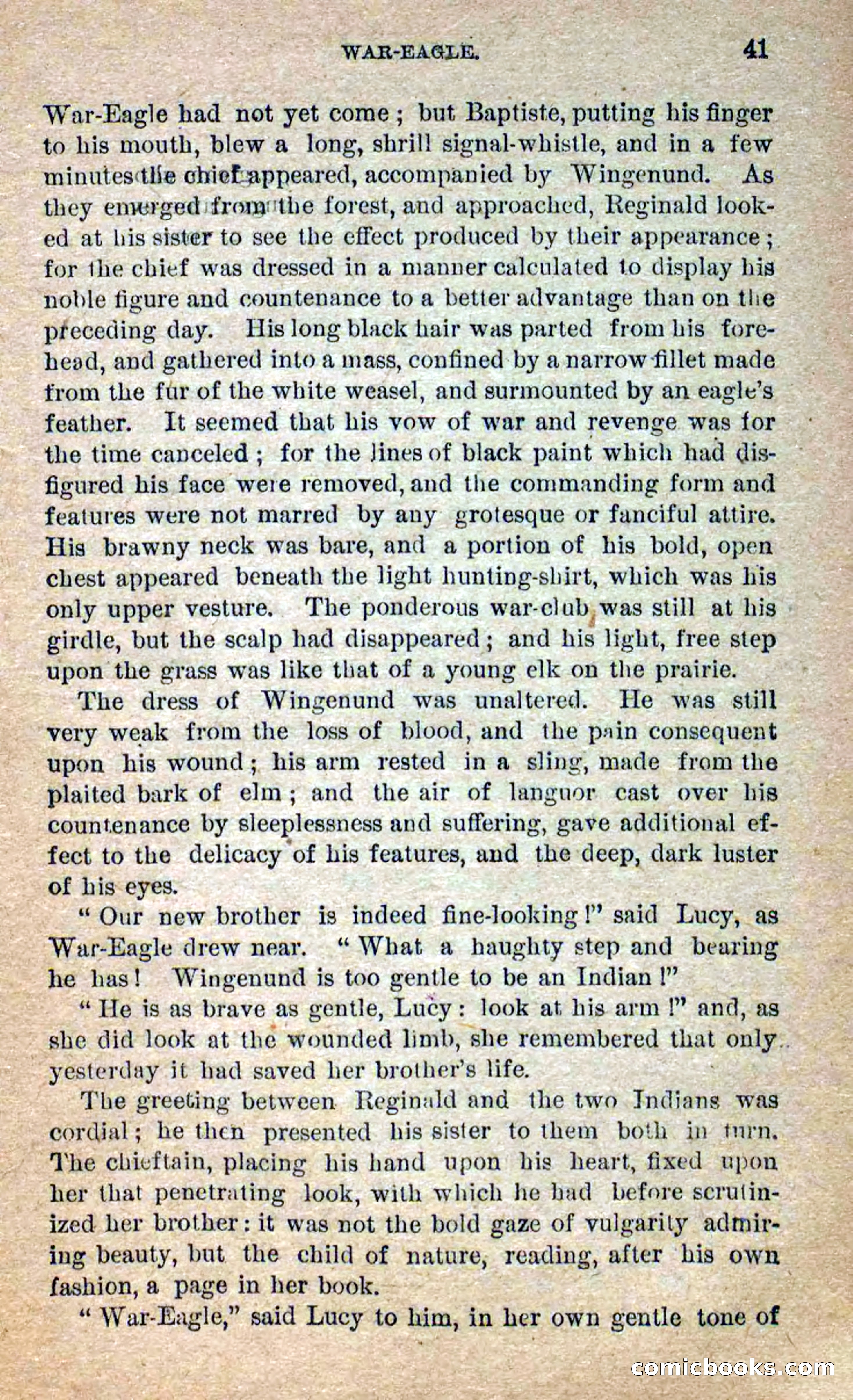 Beadle's Dime Novels No. 258: The White Brave — page 39 of 100