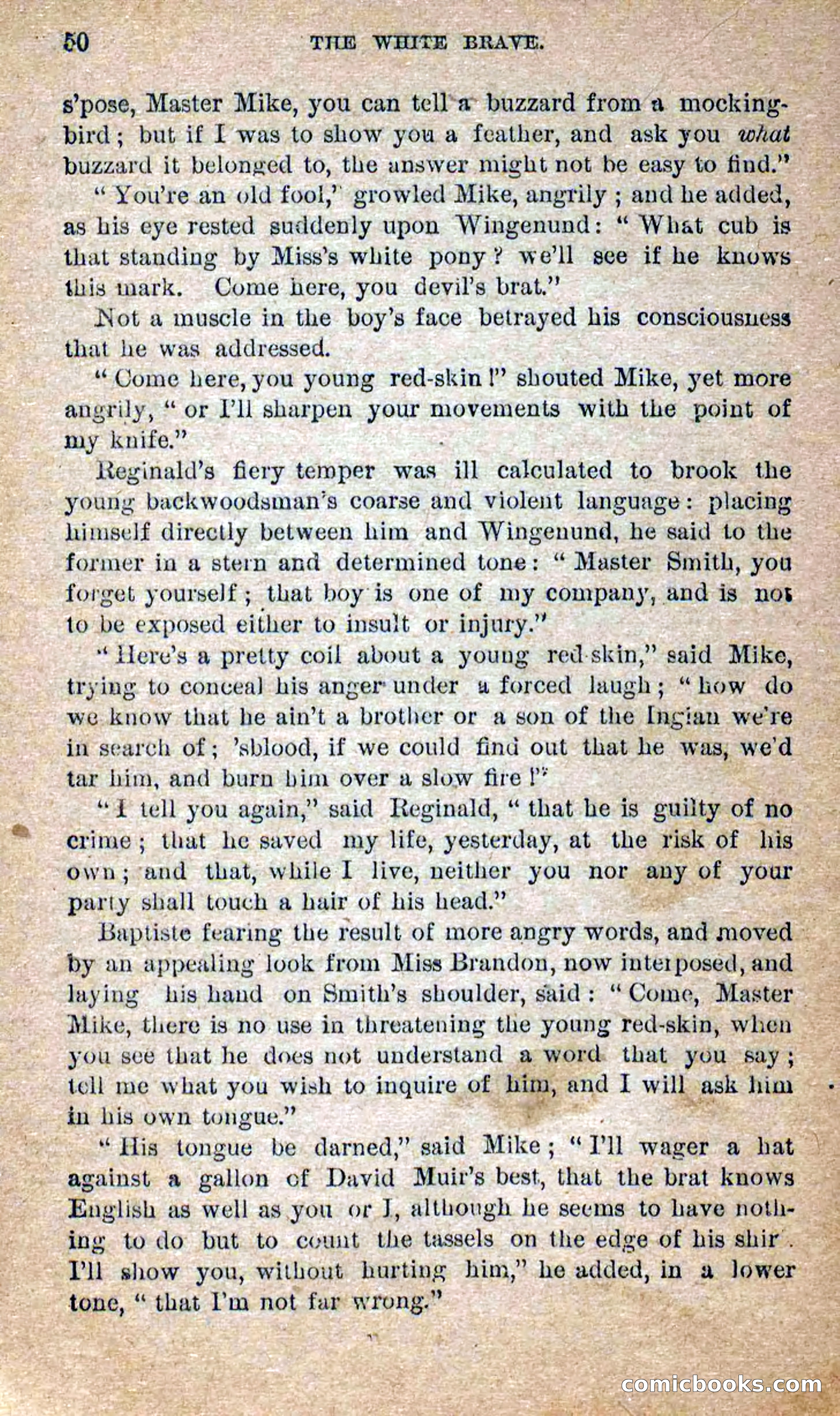 Beadle's Dime Novels No. 258: The White Brave — page 48 of 100