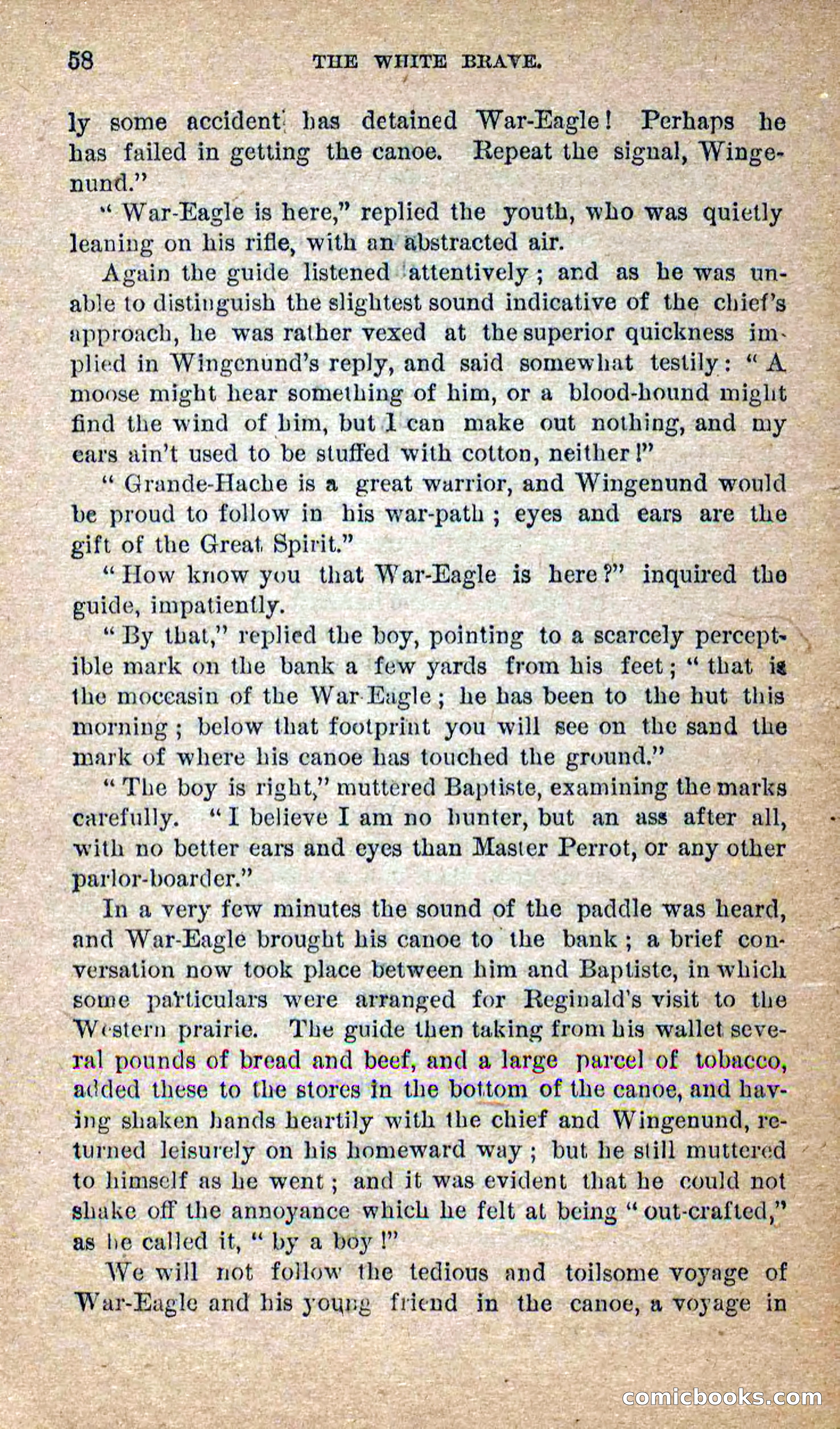 Beadle's Dime Novels No. 258: The White Brave — page 56 of 100