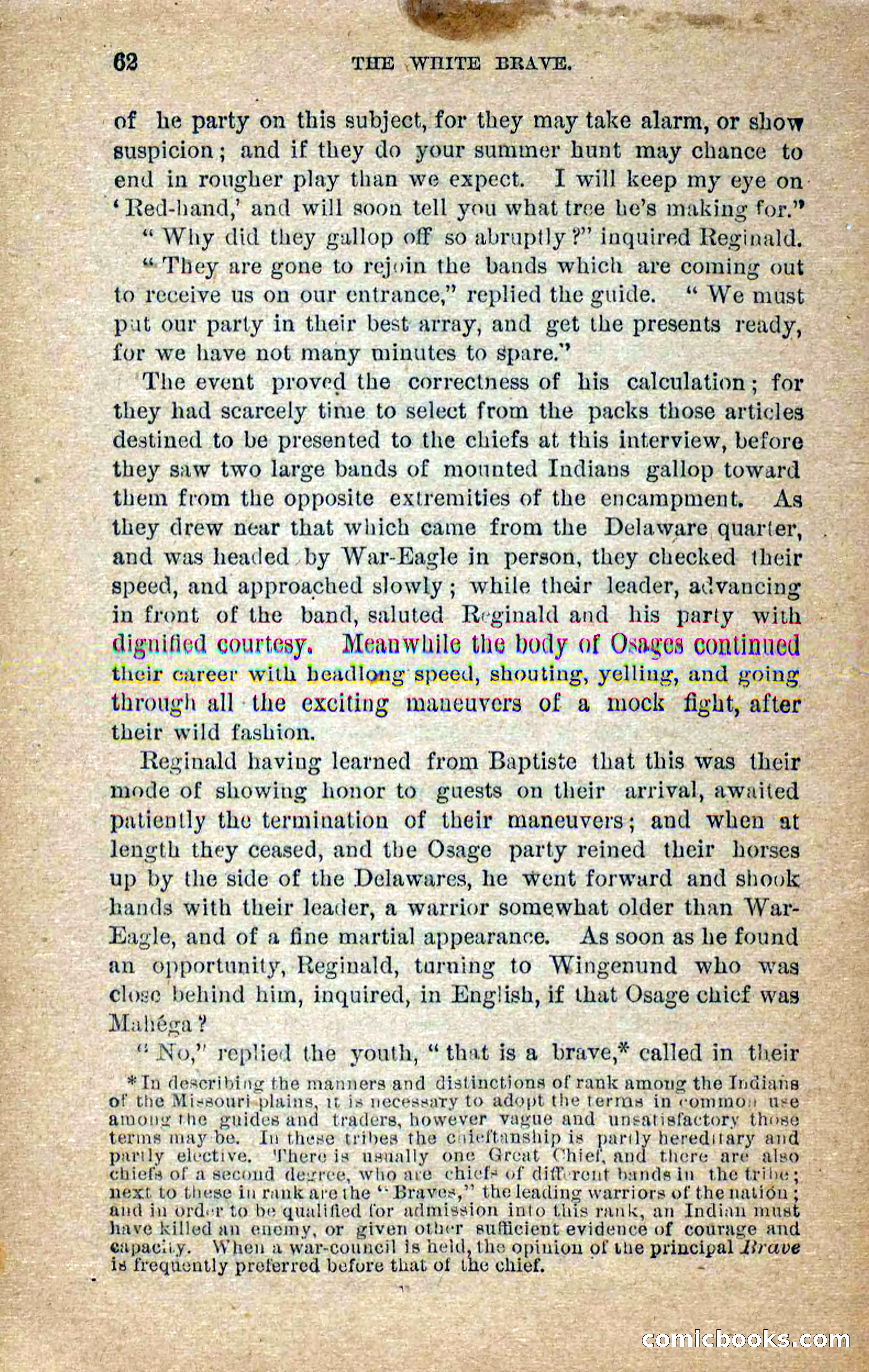 Beadle's Dime Novels No. 258: The White Brave — page 60 of 100