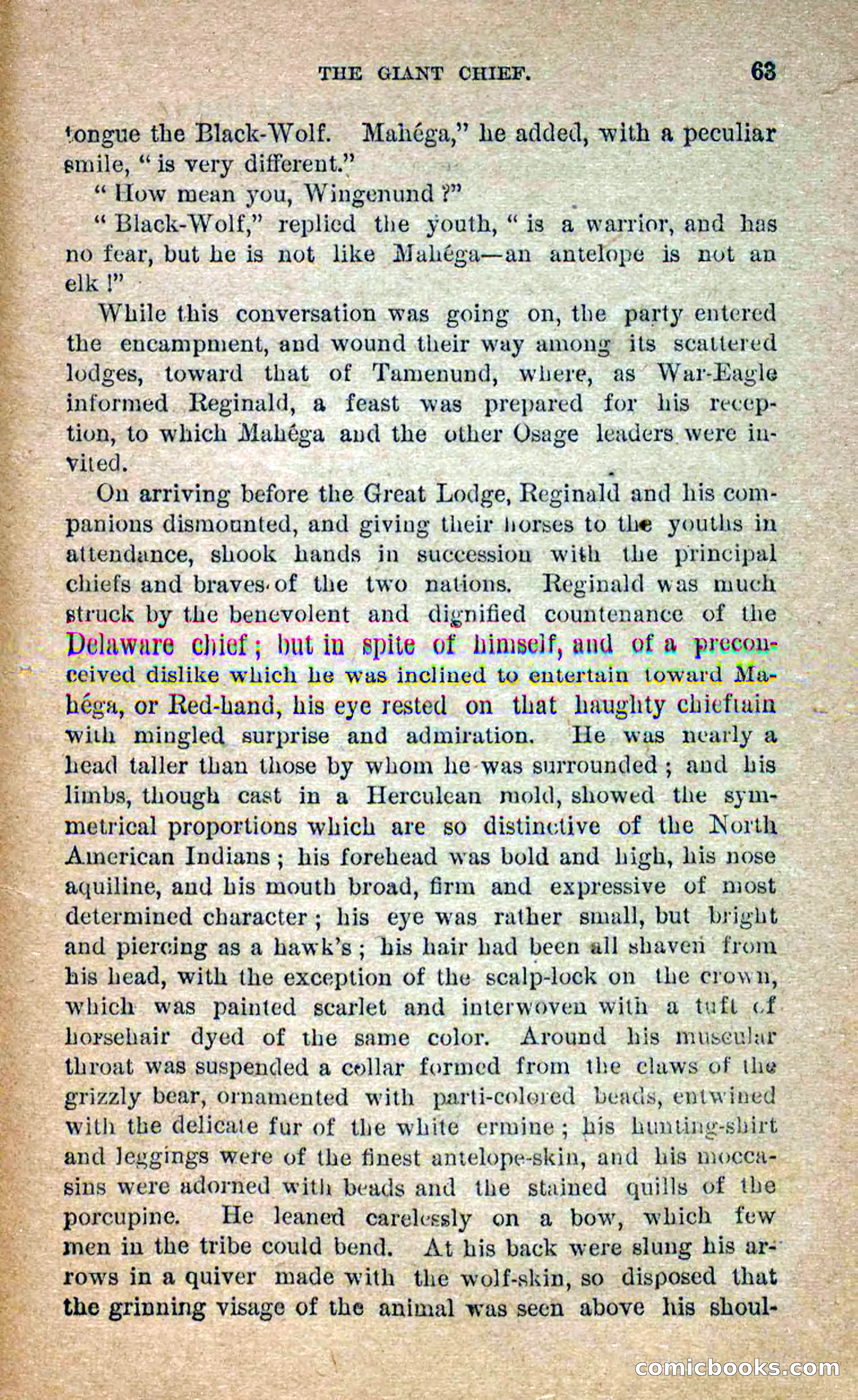 Beadle's Dime Novels No. 258: The White Brave — page 61 of 100