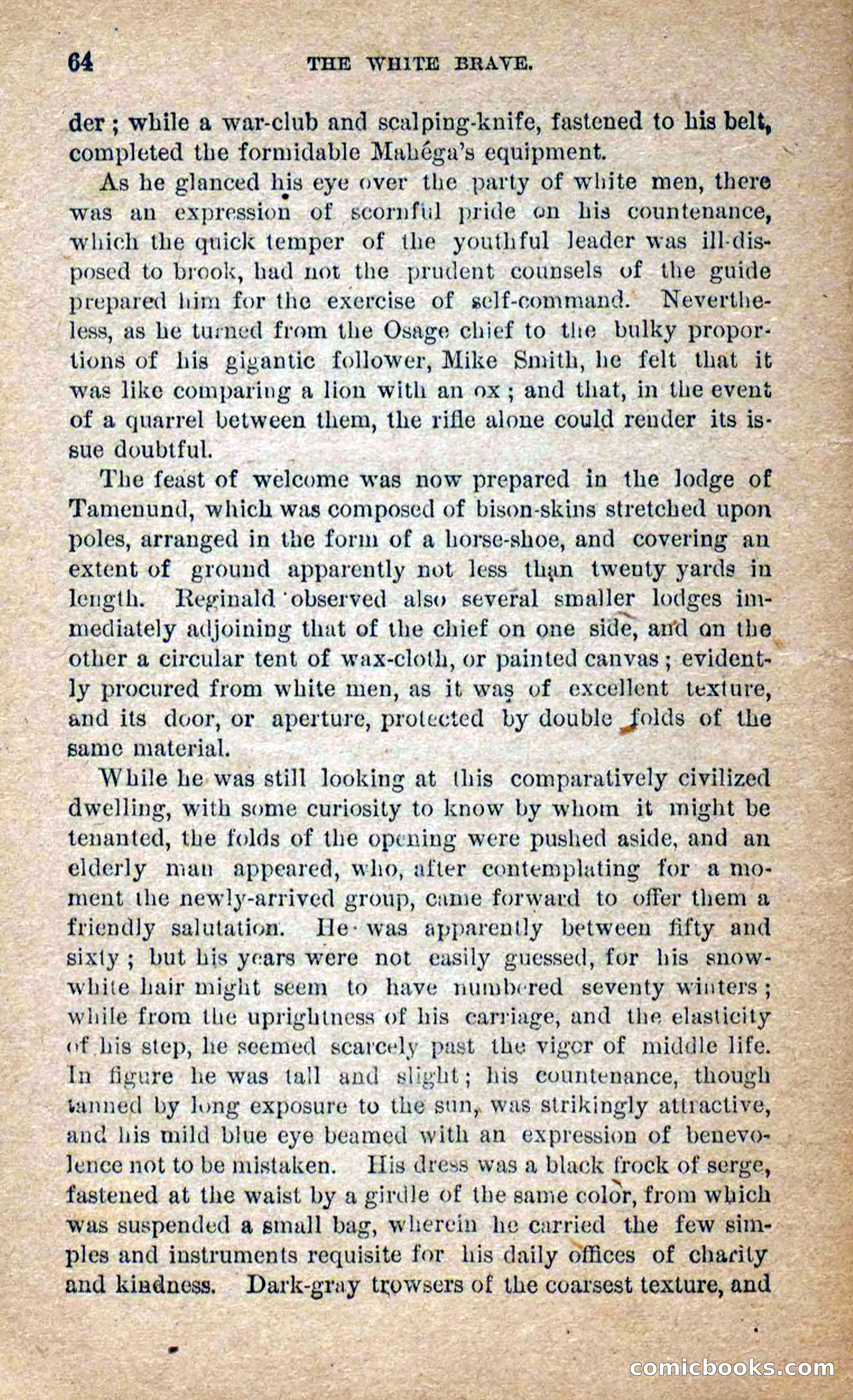 Beadle's Dime Novels No. 258: The White Brave — page 62 of 100