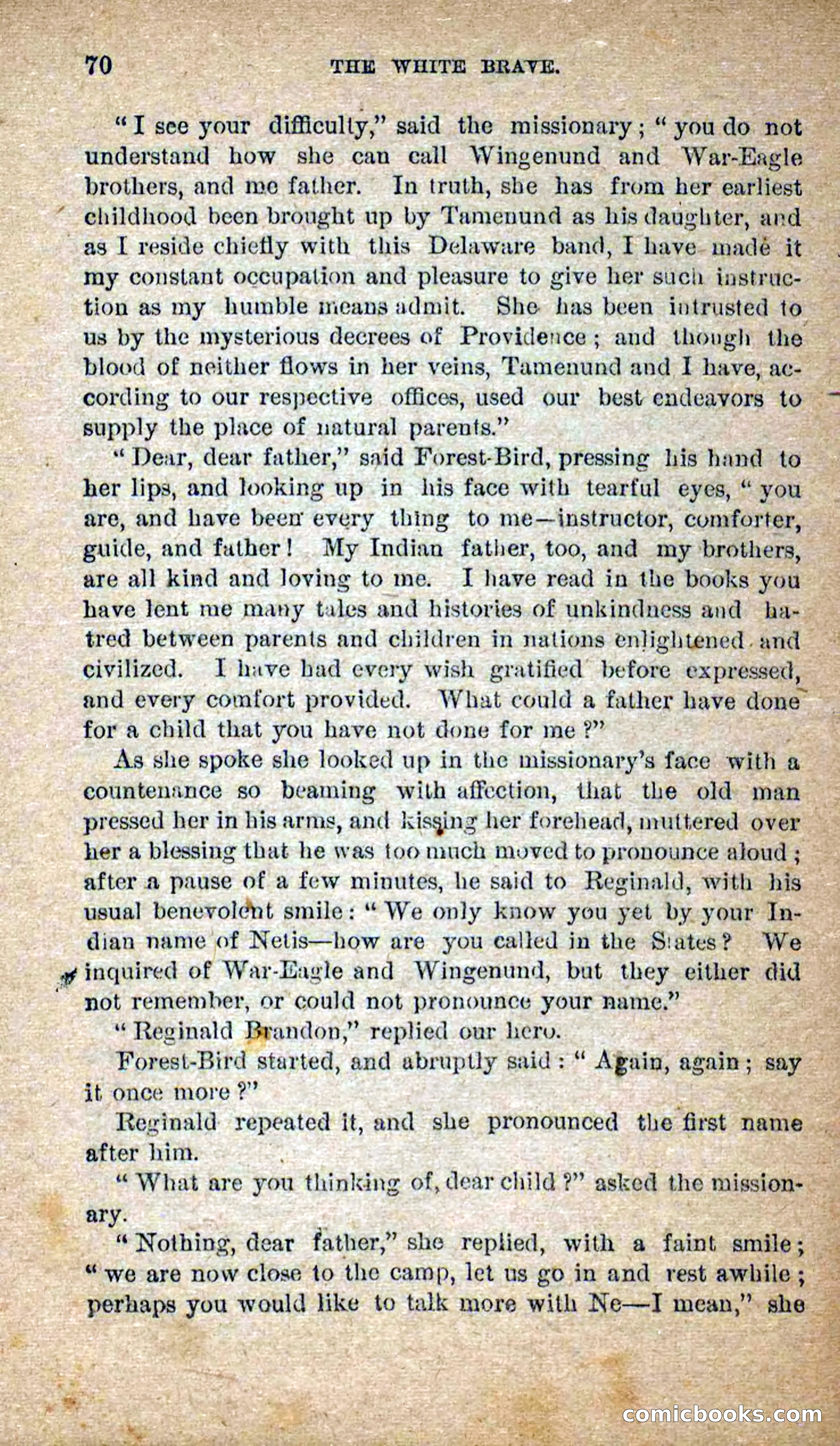Beadle's Dime Novels No. 258: The White Brave — page 68 of 100