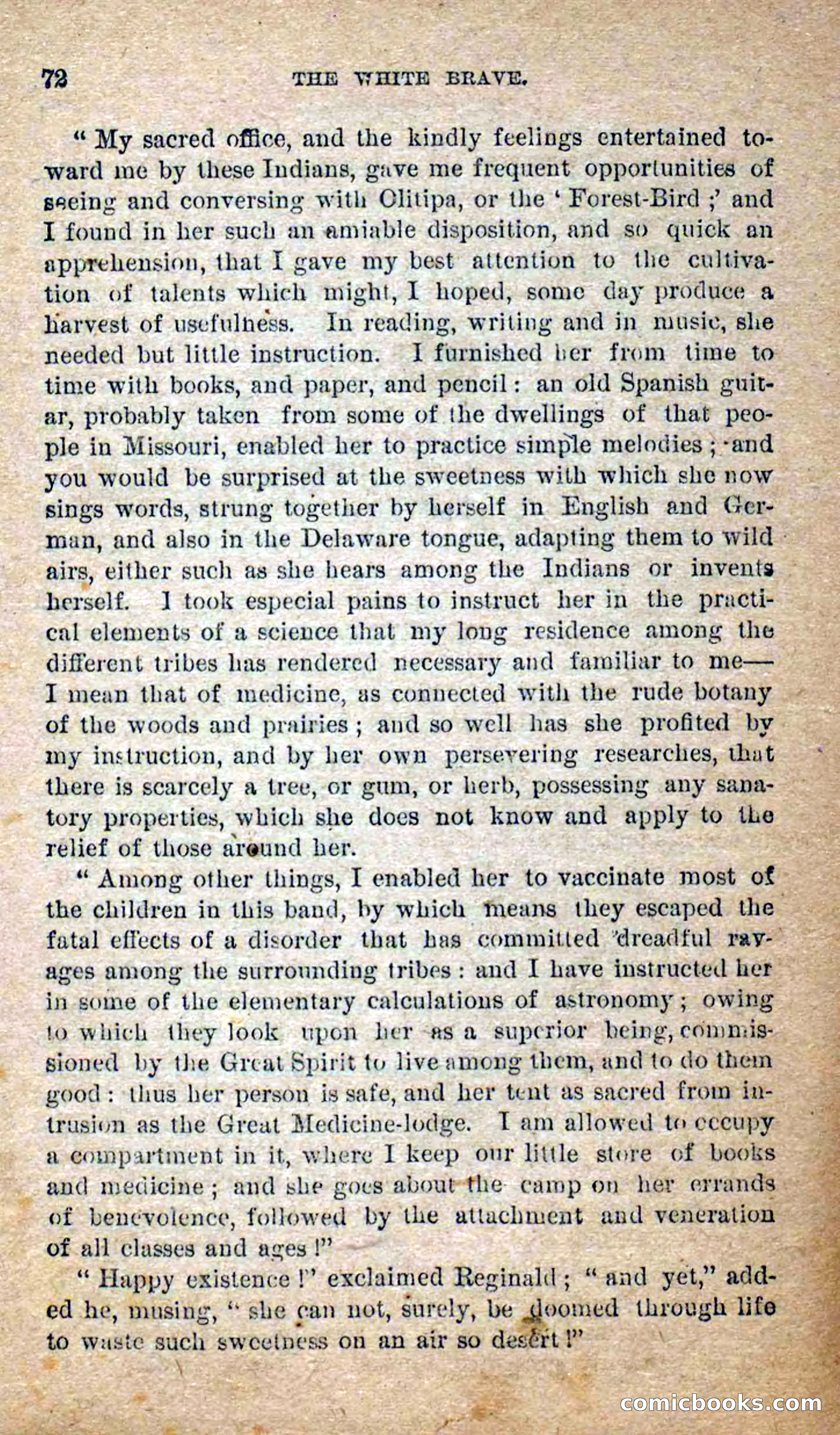 Beadle's Dime Novels No. 258: The White Brave — page 70 of 100