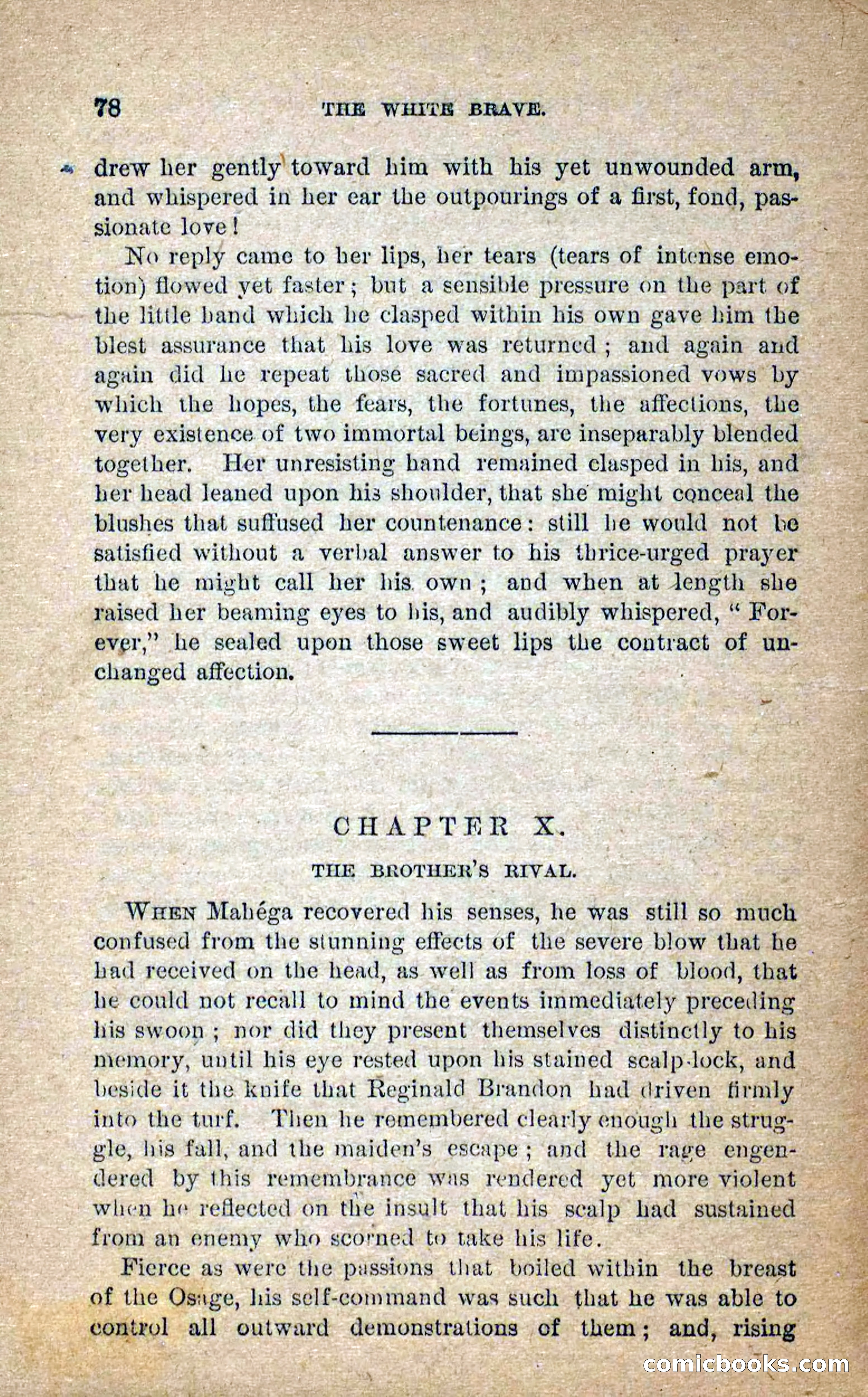 Beadle's Dime Novels No. 258: The White Brave — page 76 of 100