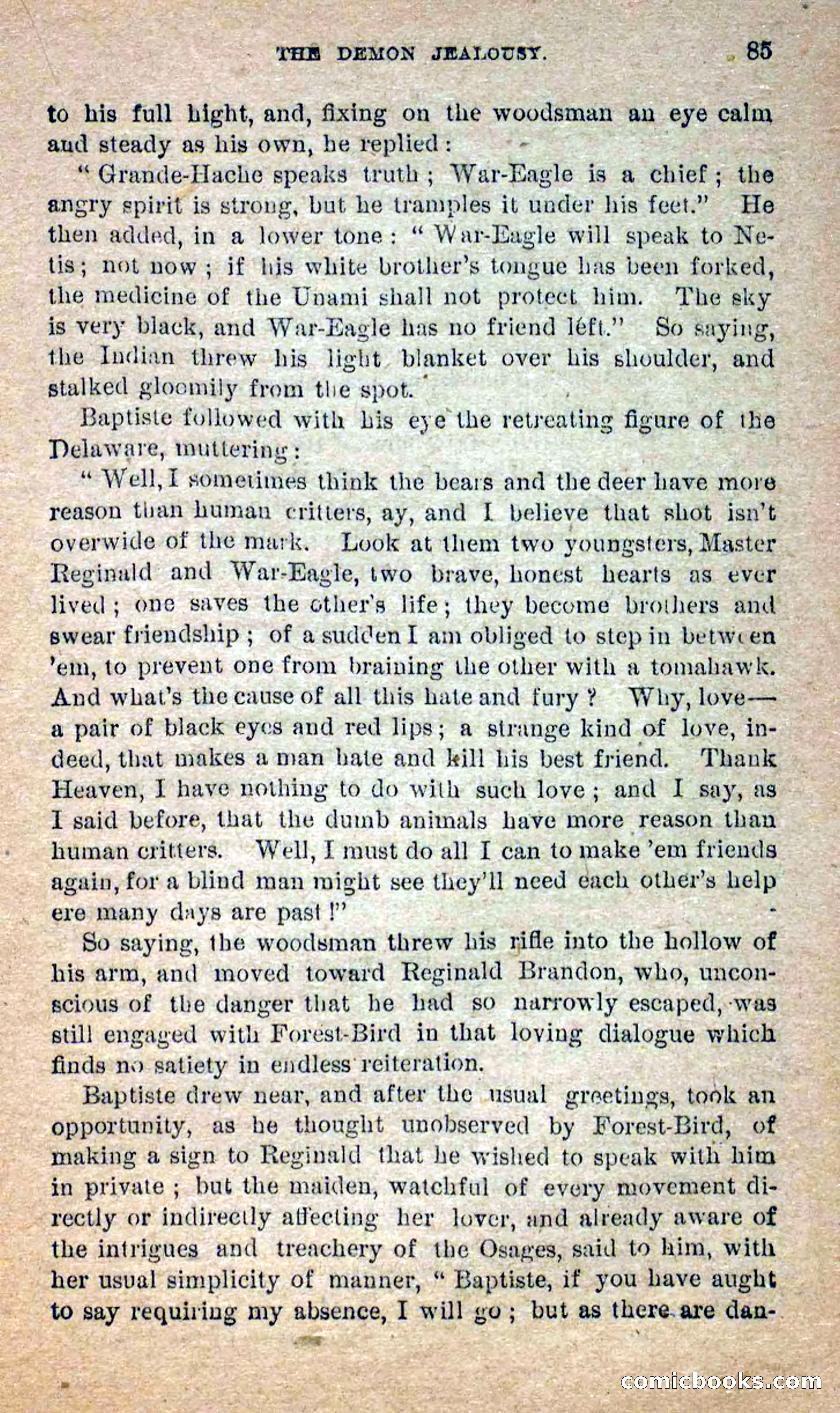 Beadle's Dime Novels No. 258: The White Brave — page 83 of 100