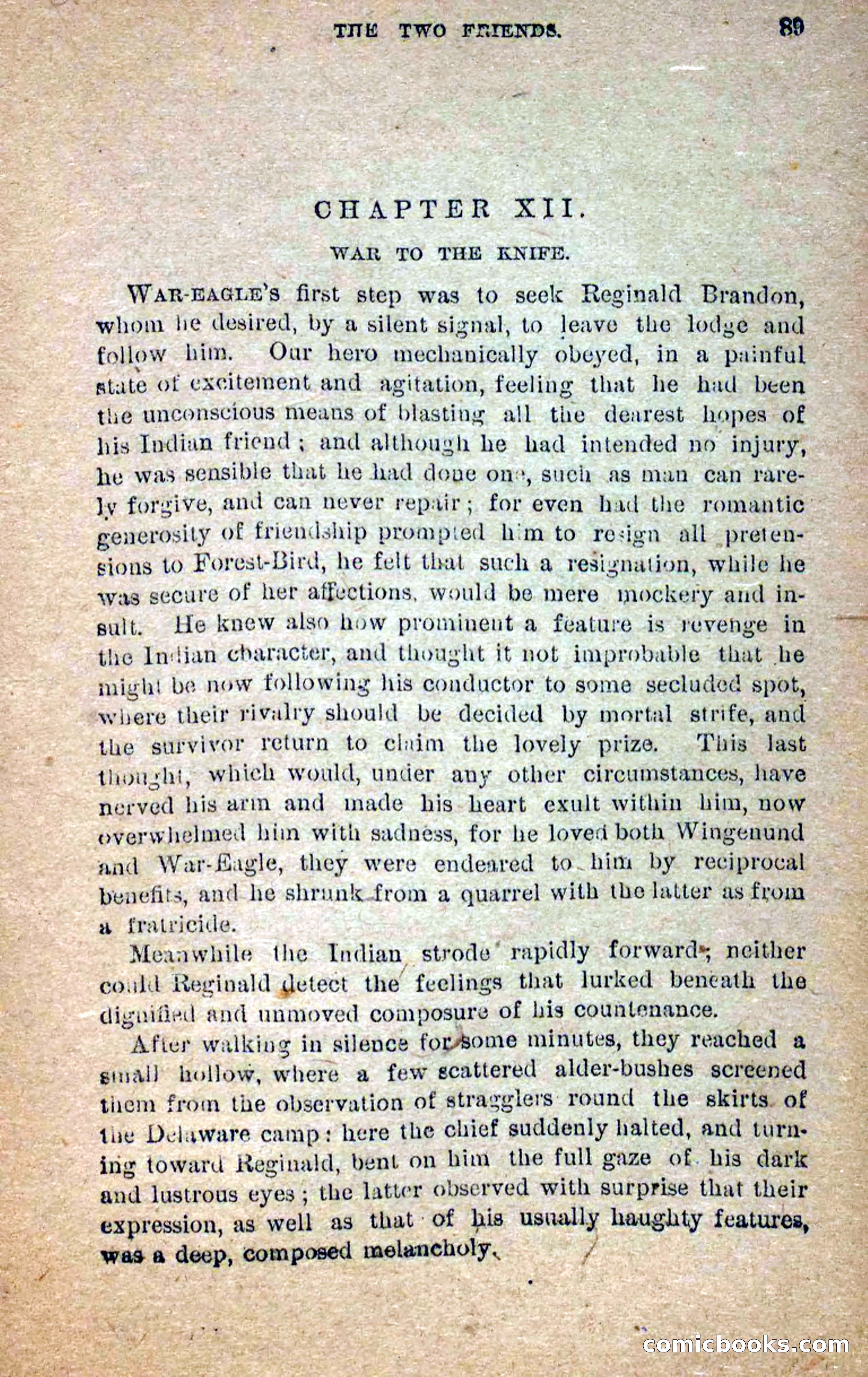 Beadle's Dime Novels No. 258: The White Brave — page 87 of 100