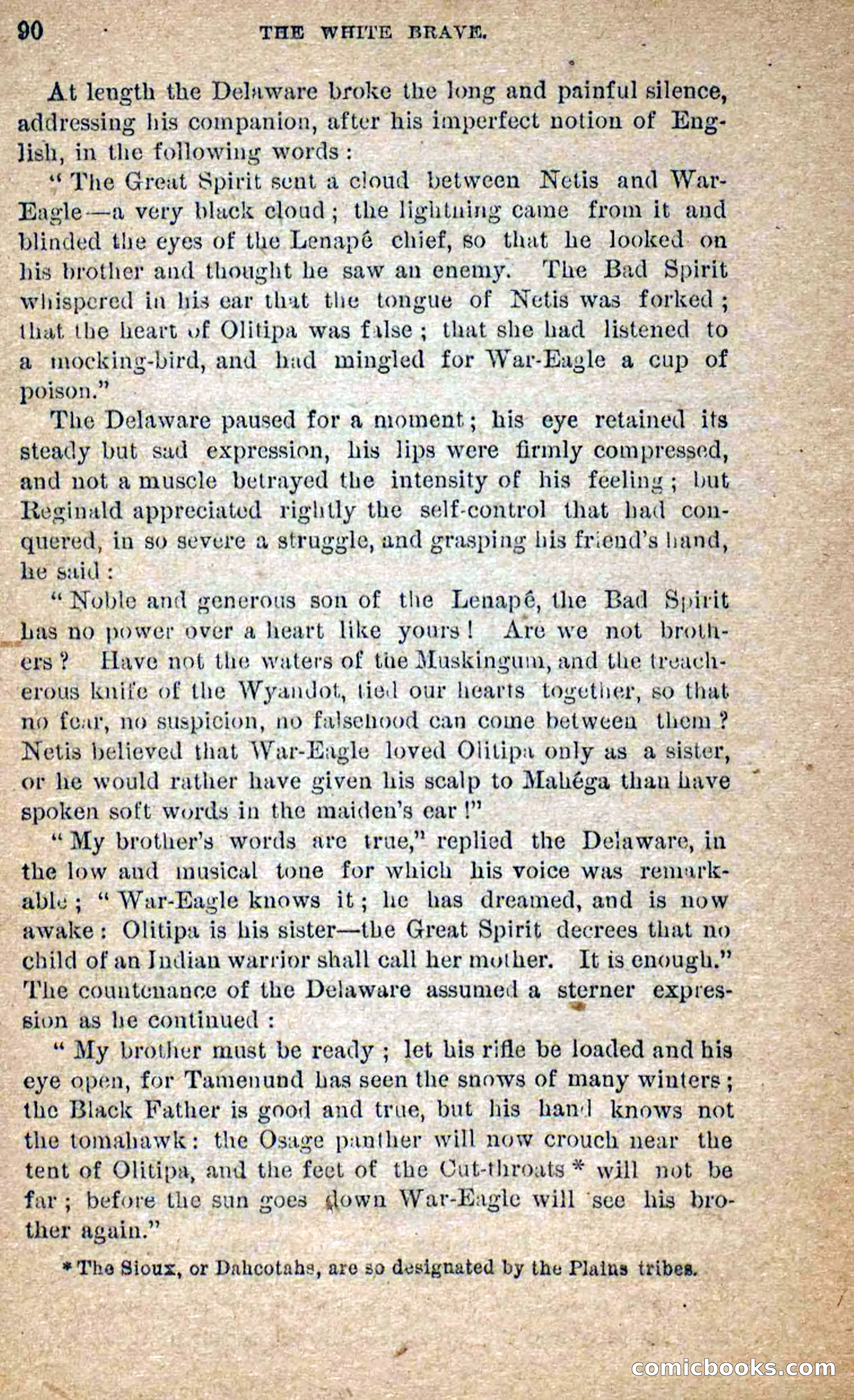 Beadle's Dime Novels No. 258: The White Brave — page 88 of 100