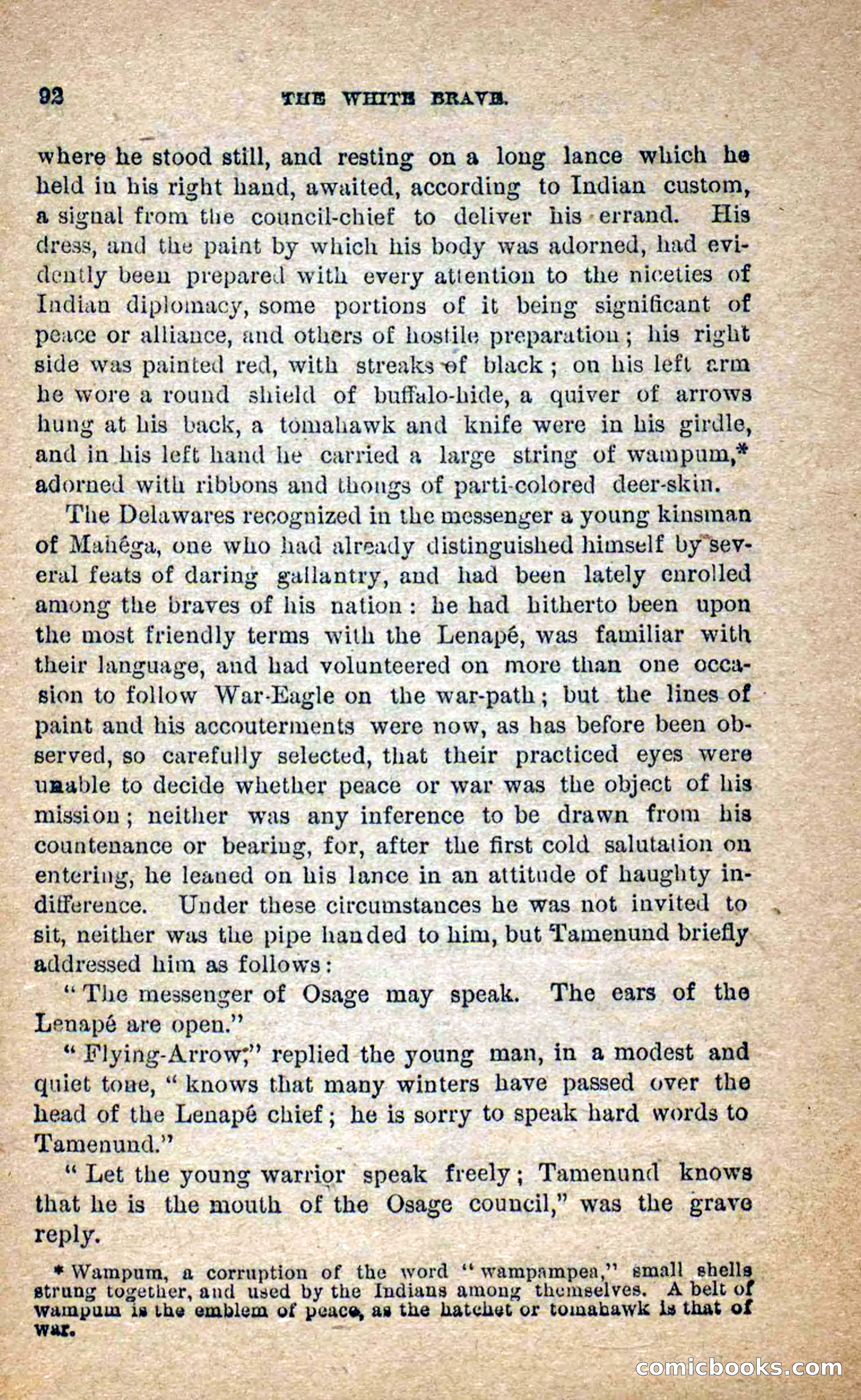 Beadle's Dime Novels No. 258: The White Brave — page 90 of 100