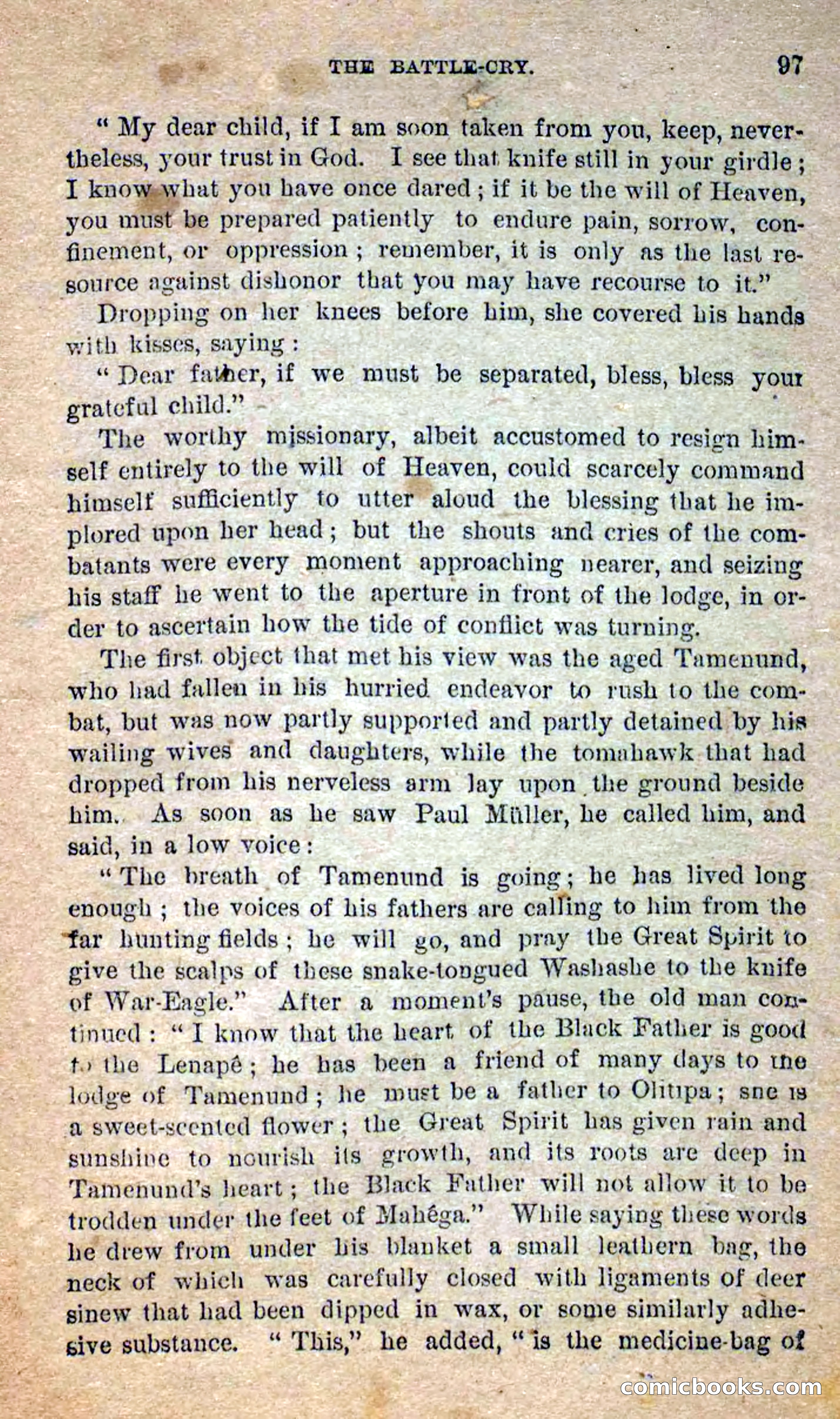 Beadle's Dime Novels No. 258: The White Brave — page 95 of 100