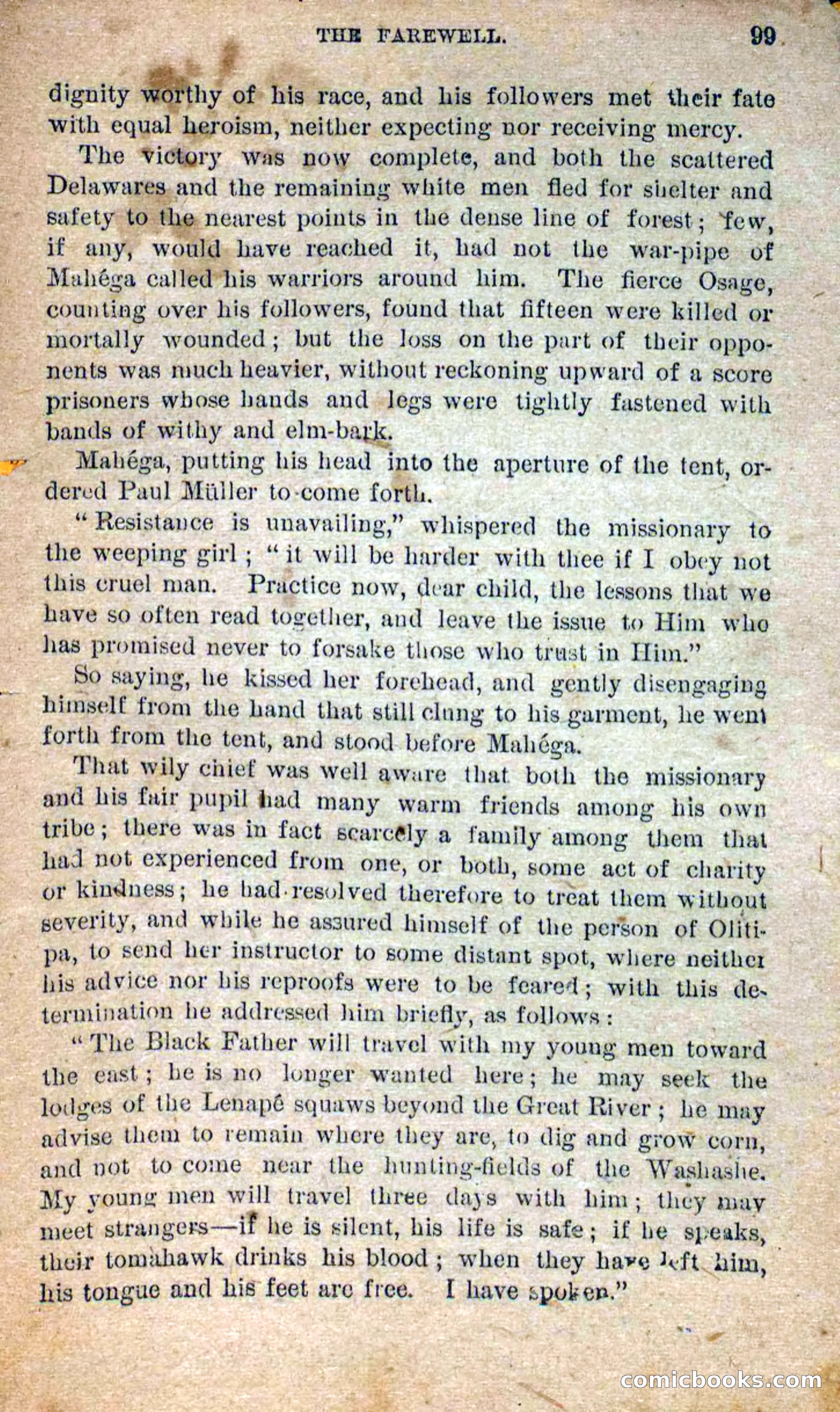 Beadle's Dime Novels No. 258: The White Brave — page 97 of 100