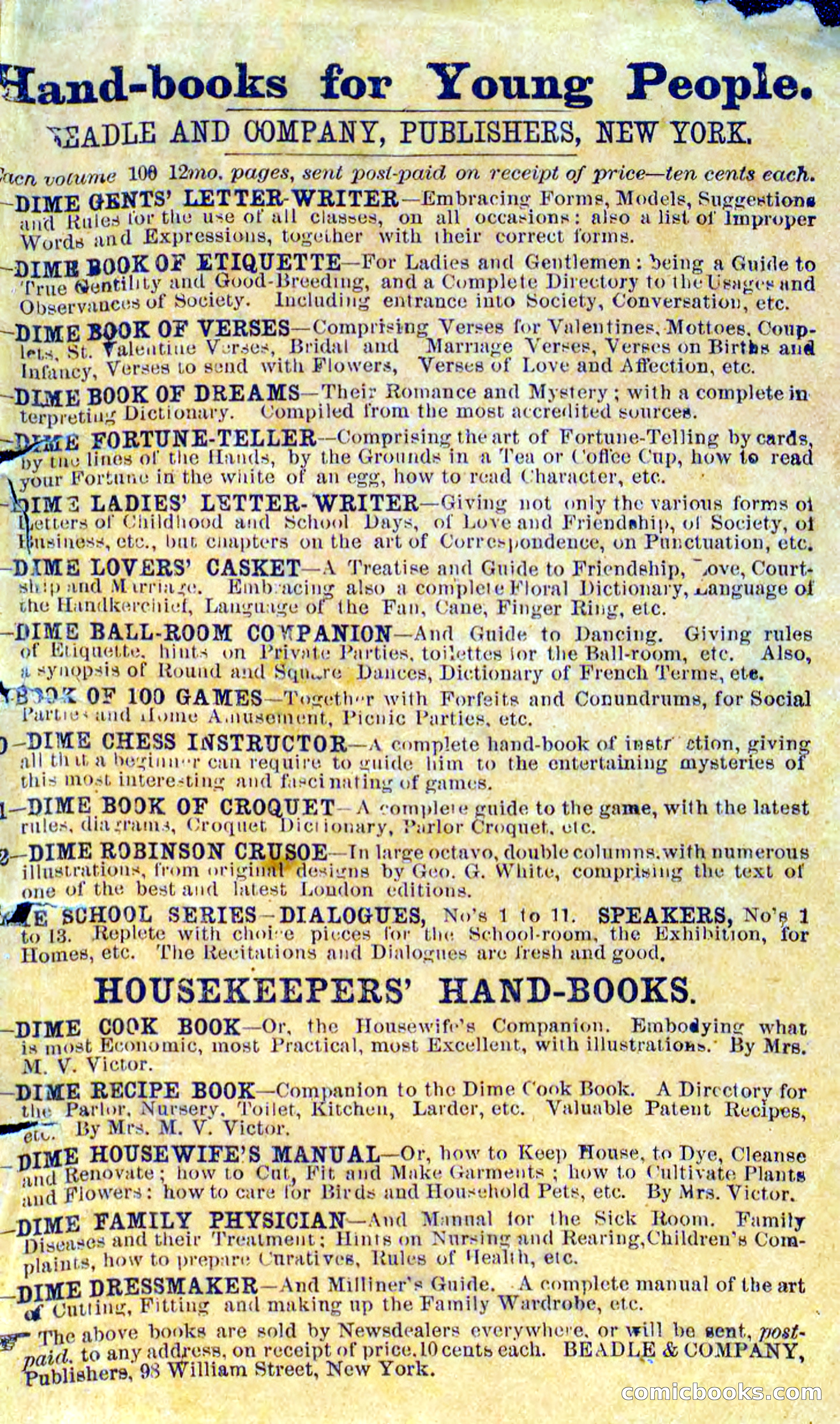 Beadle's Dime Novels No. 258: The White Brave — page 99 of 100