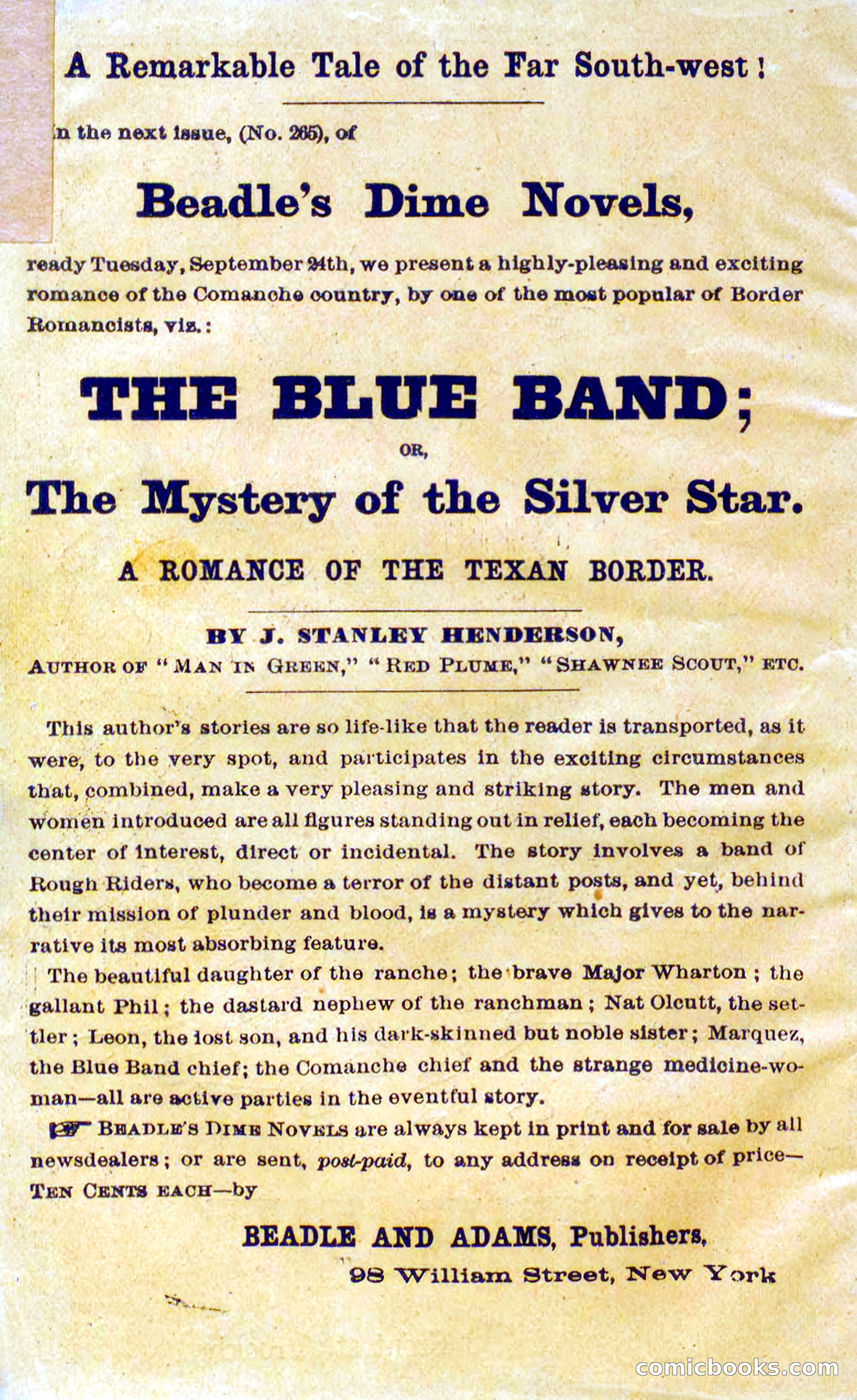 Beadle's Dime Novels No. 264: Mountain Kate — page 2 of 100