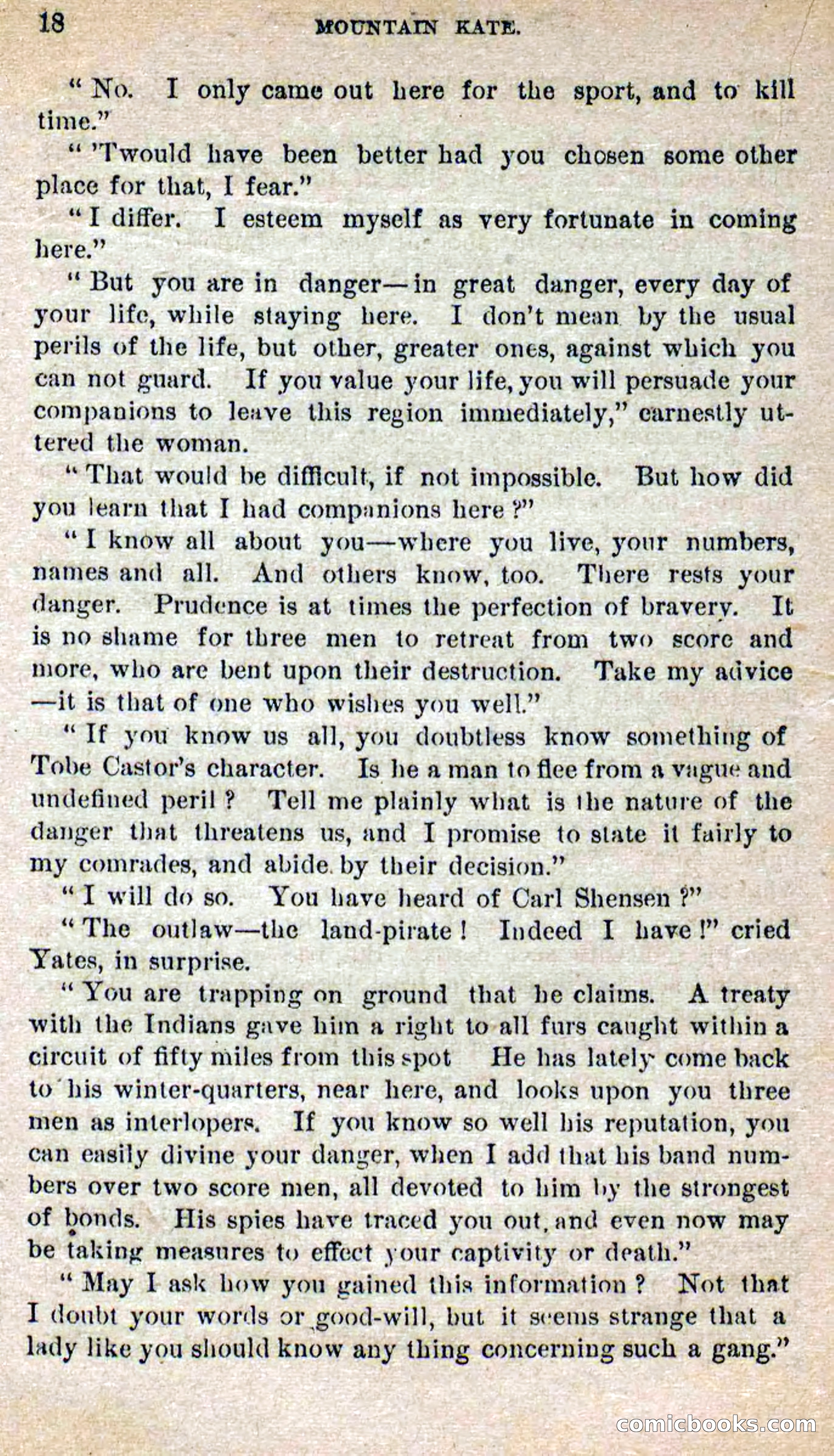 Beadle's Dime Novels No. 264: Mountain Kate — page 14 of 100