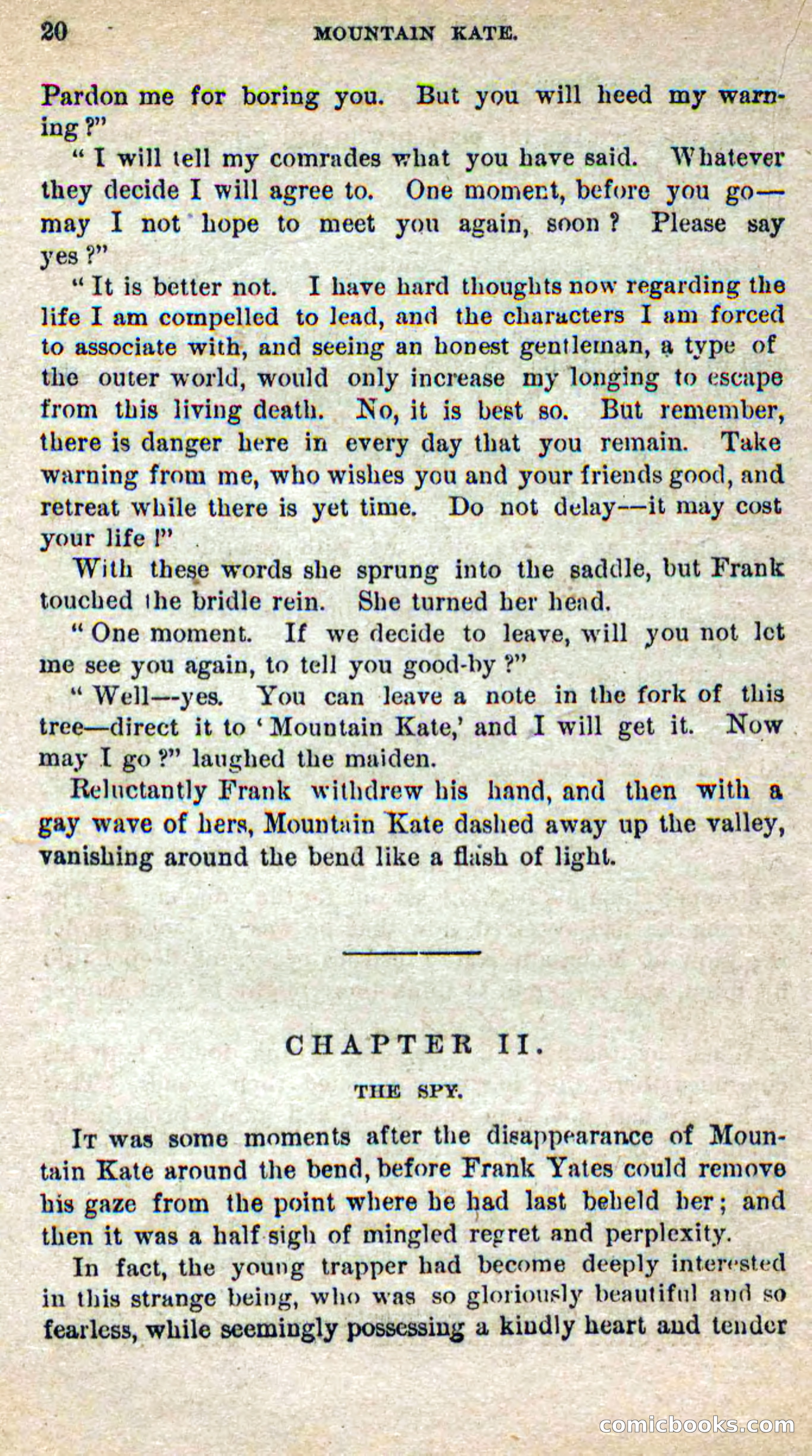 Beadle's Dime Novels No. 264: Mountain Kate — page 16 of 100