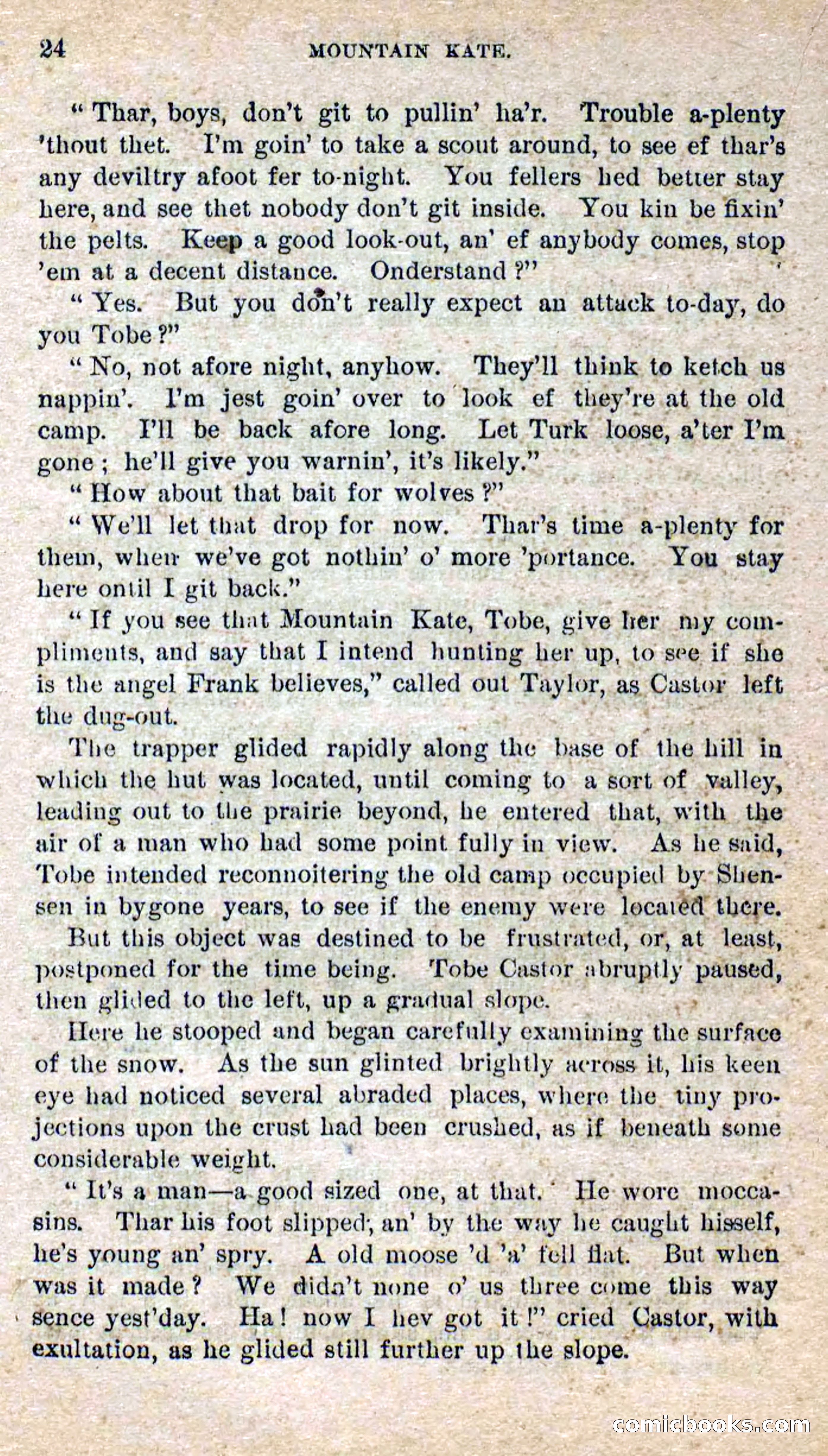 Beadle's Dime Novels No. 264: Mountain Kate — page 20 of 100