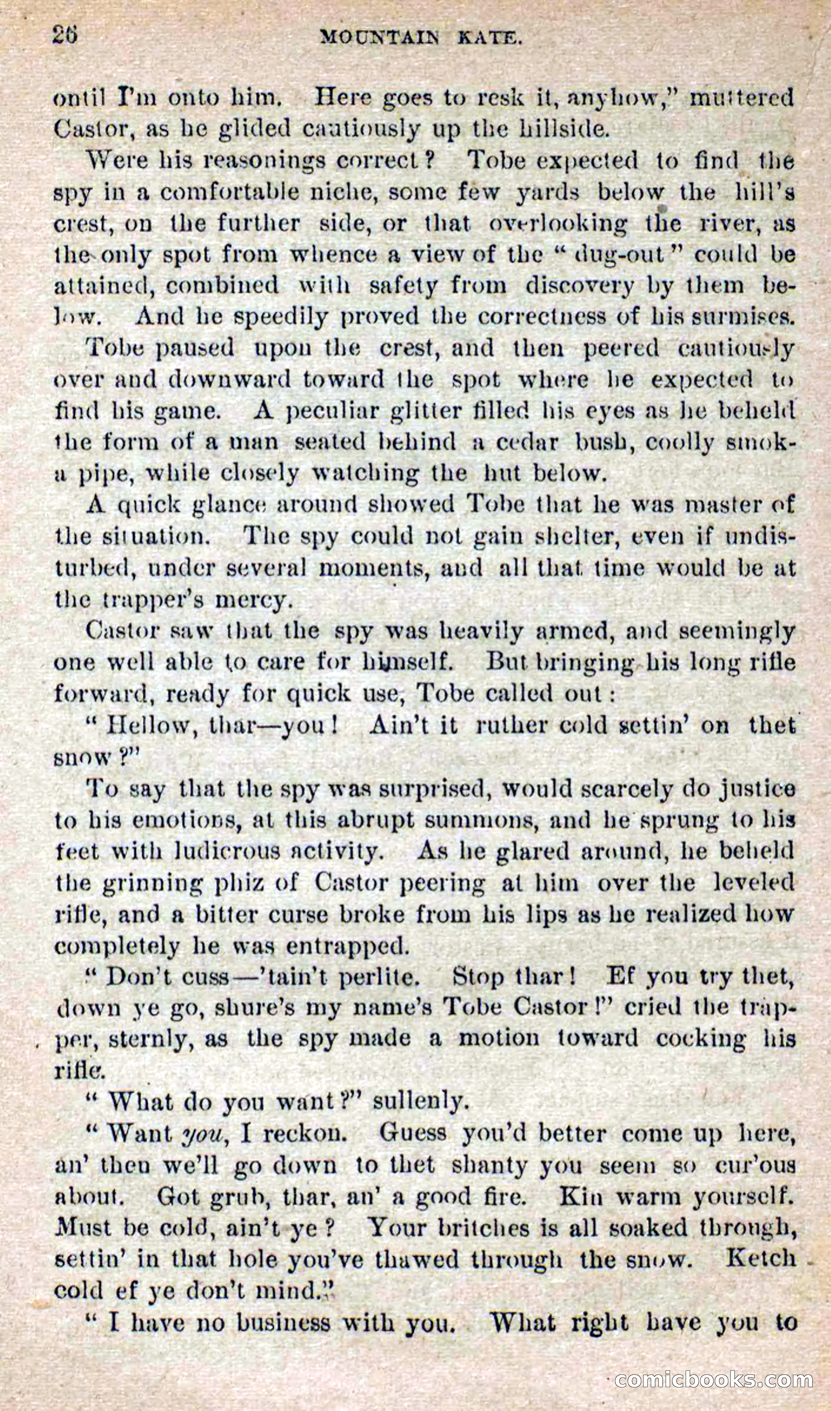 Beadle's Dime Novels No. 264: Mountain Kate — page 22 of 100
