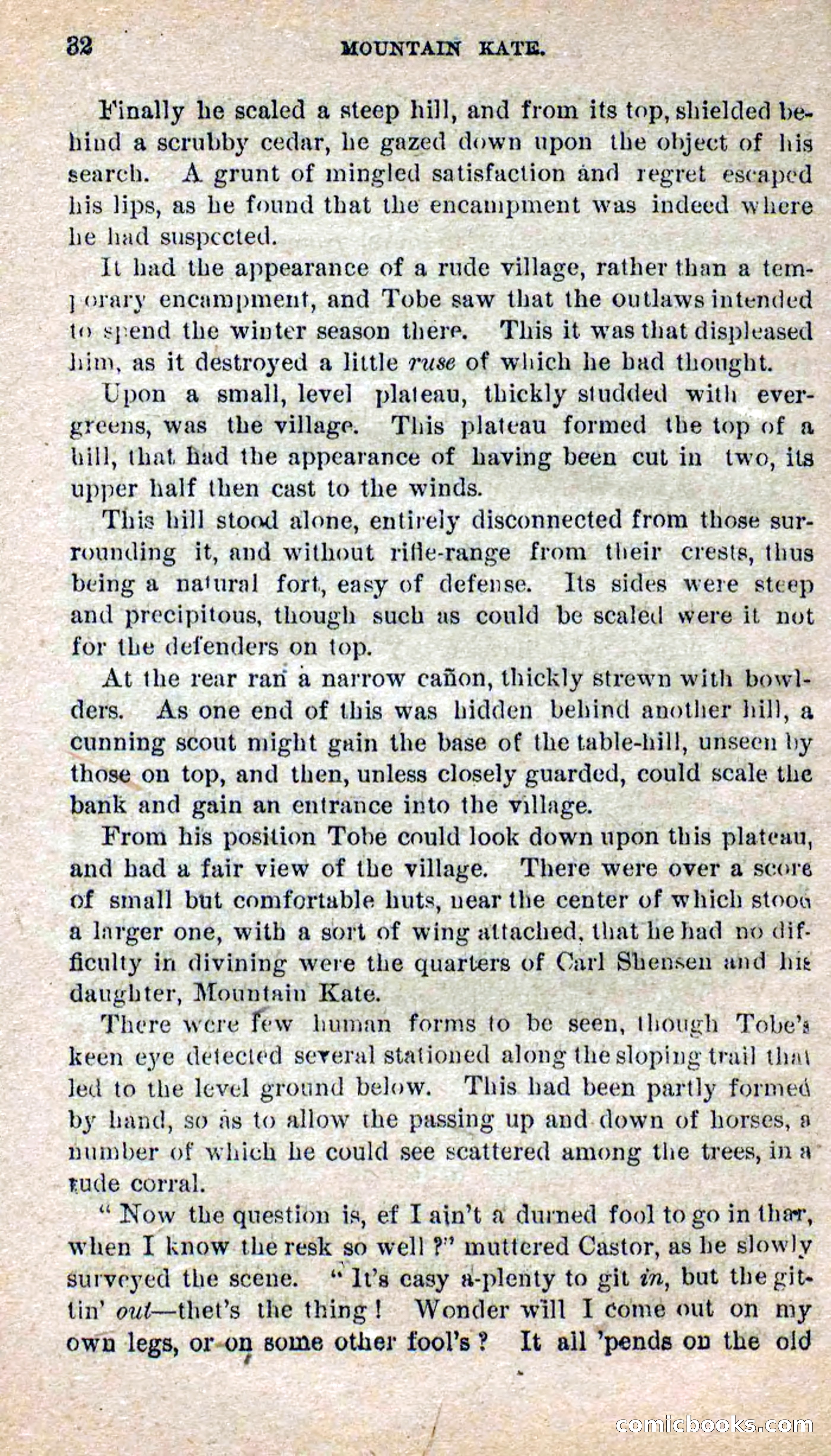 Beadle's Dime Novels No. 264: Mountain Kate — page 28 of 100
