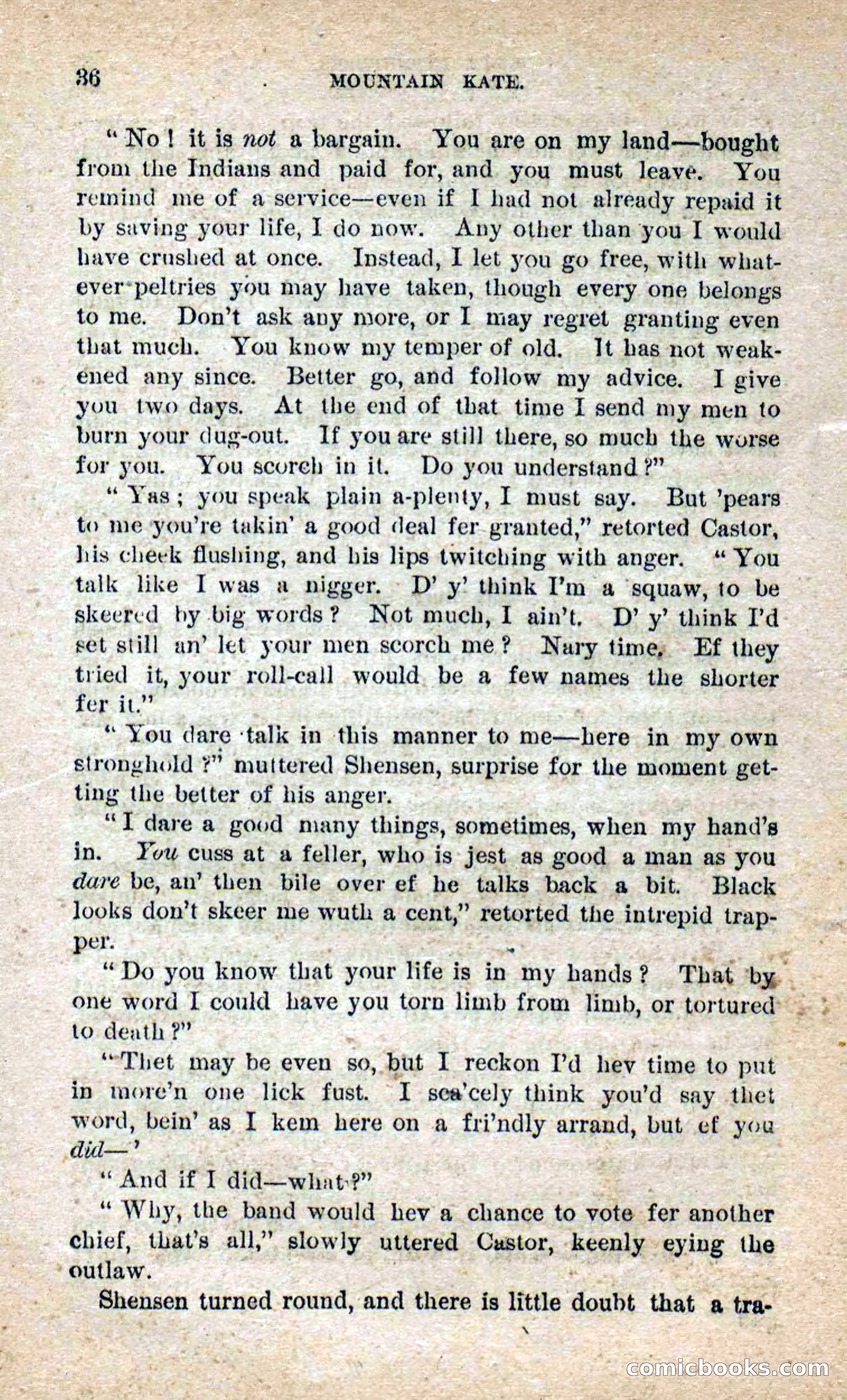 Beadle's Dime Novels No. 264: Mountain Kate — page 32 of 100