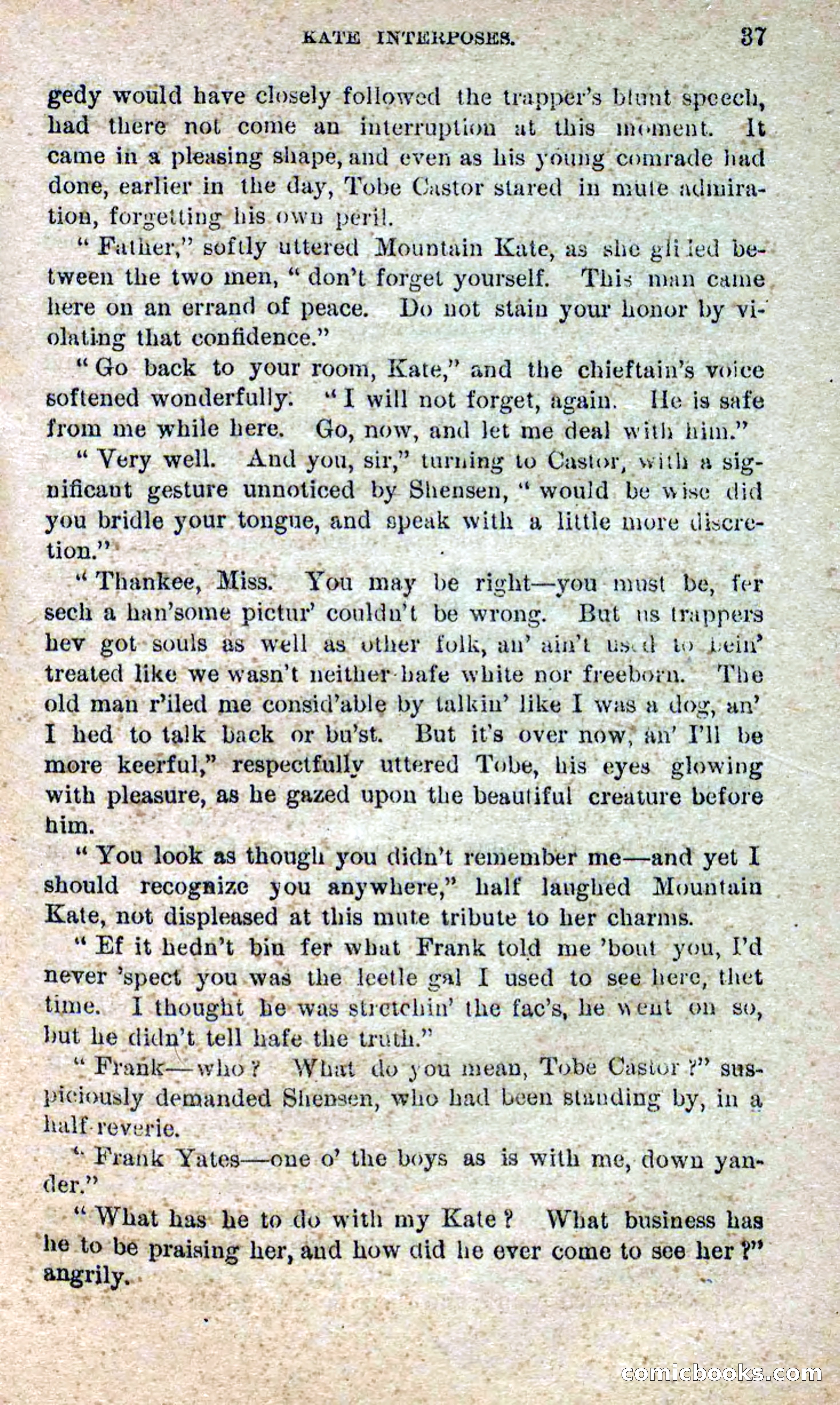 Beadle's Dime Novels No. 264: Mountain Kate — page 33 of 100