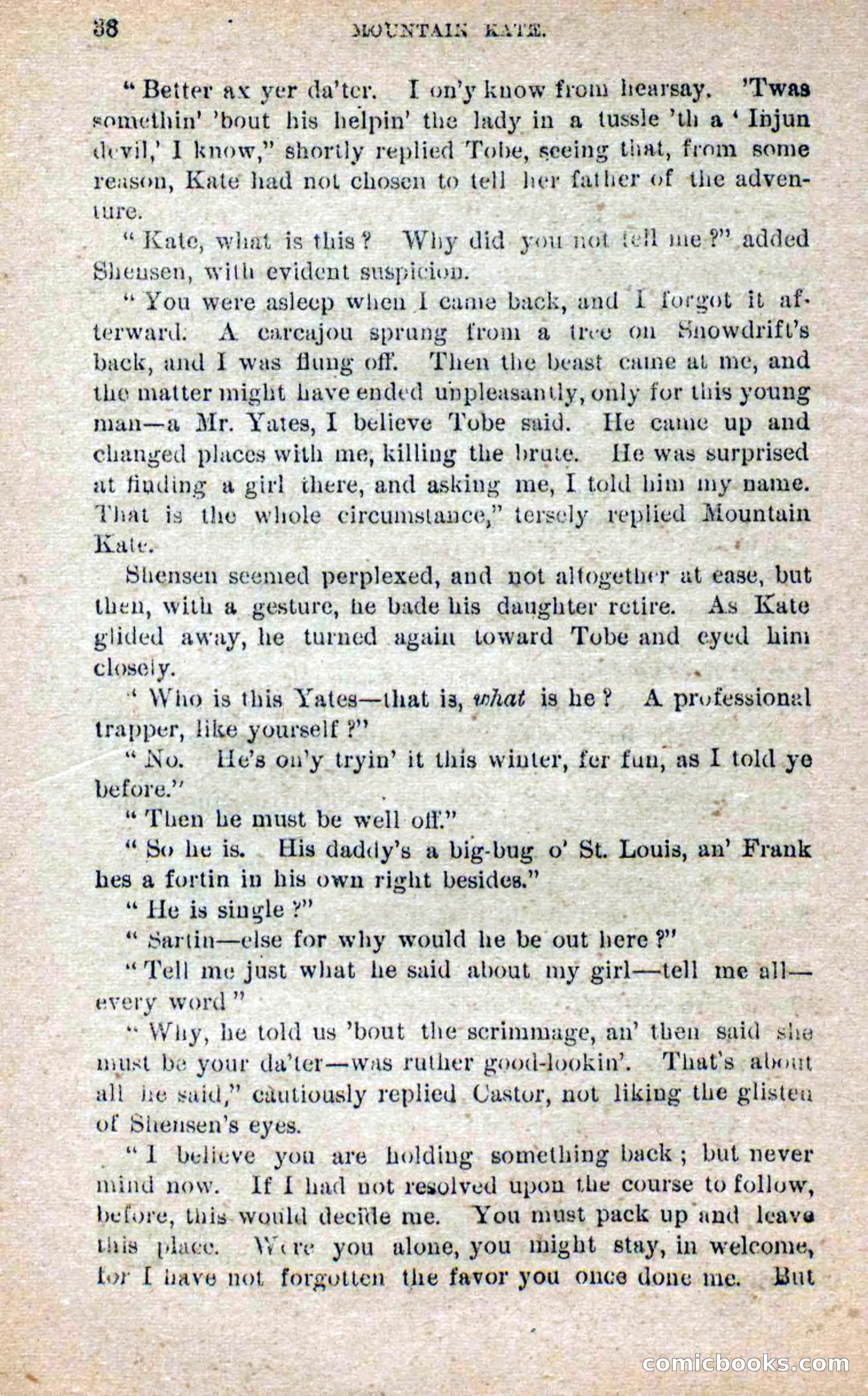 Beadle's Dime Novels No. 264: Mountain Kate — page 34 of 100