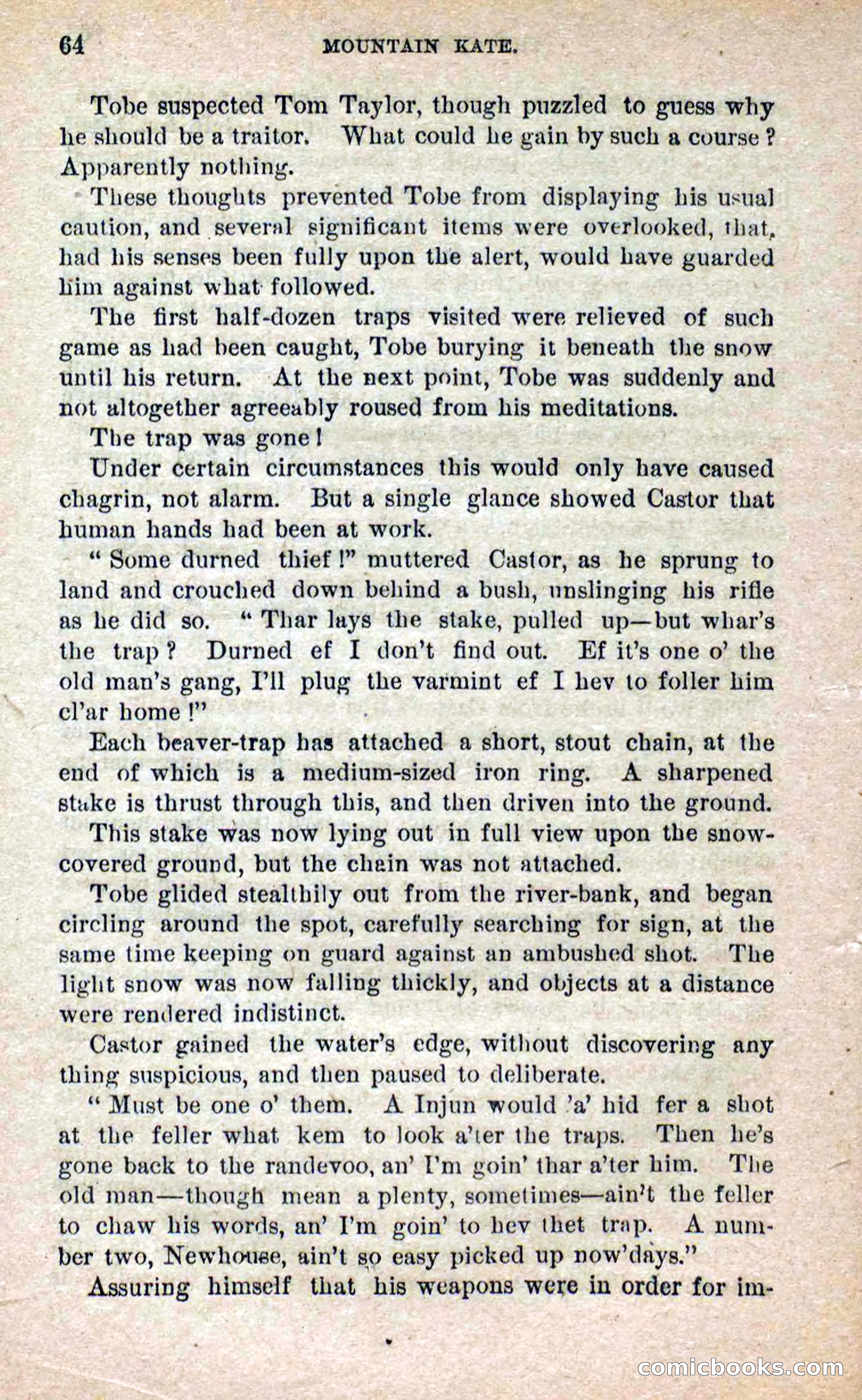 Beadle's Dime Novels No. 264: Mountain Kate — page 60 of 100