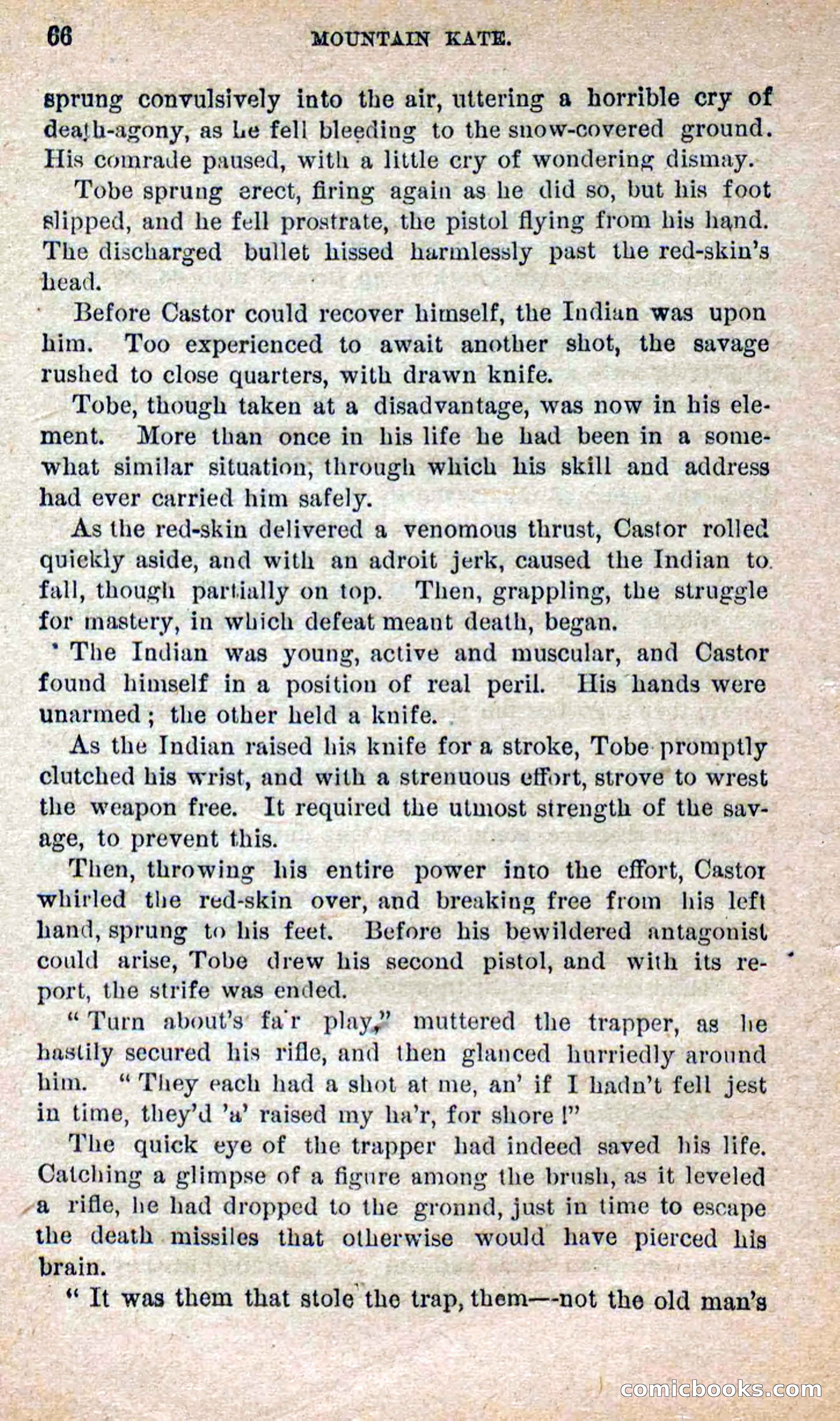 Beadle's Dime Novels No. 264: Mountain Kate — page 62 of 100