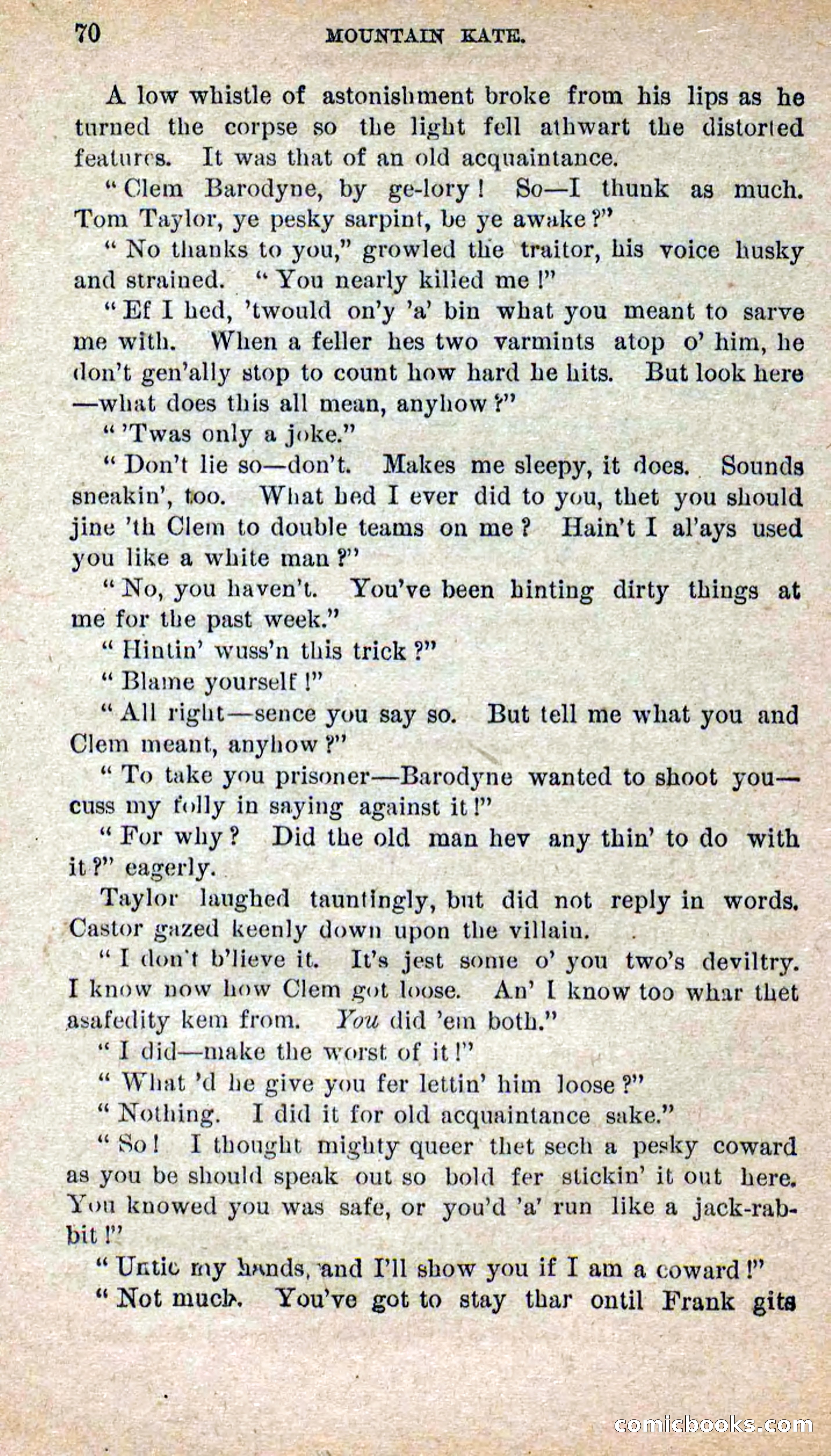 Beadle's Dime Novels No. 264: Mountain Kate — page 66 of 100