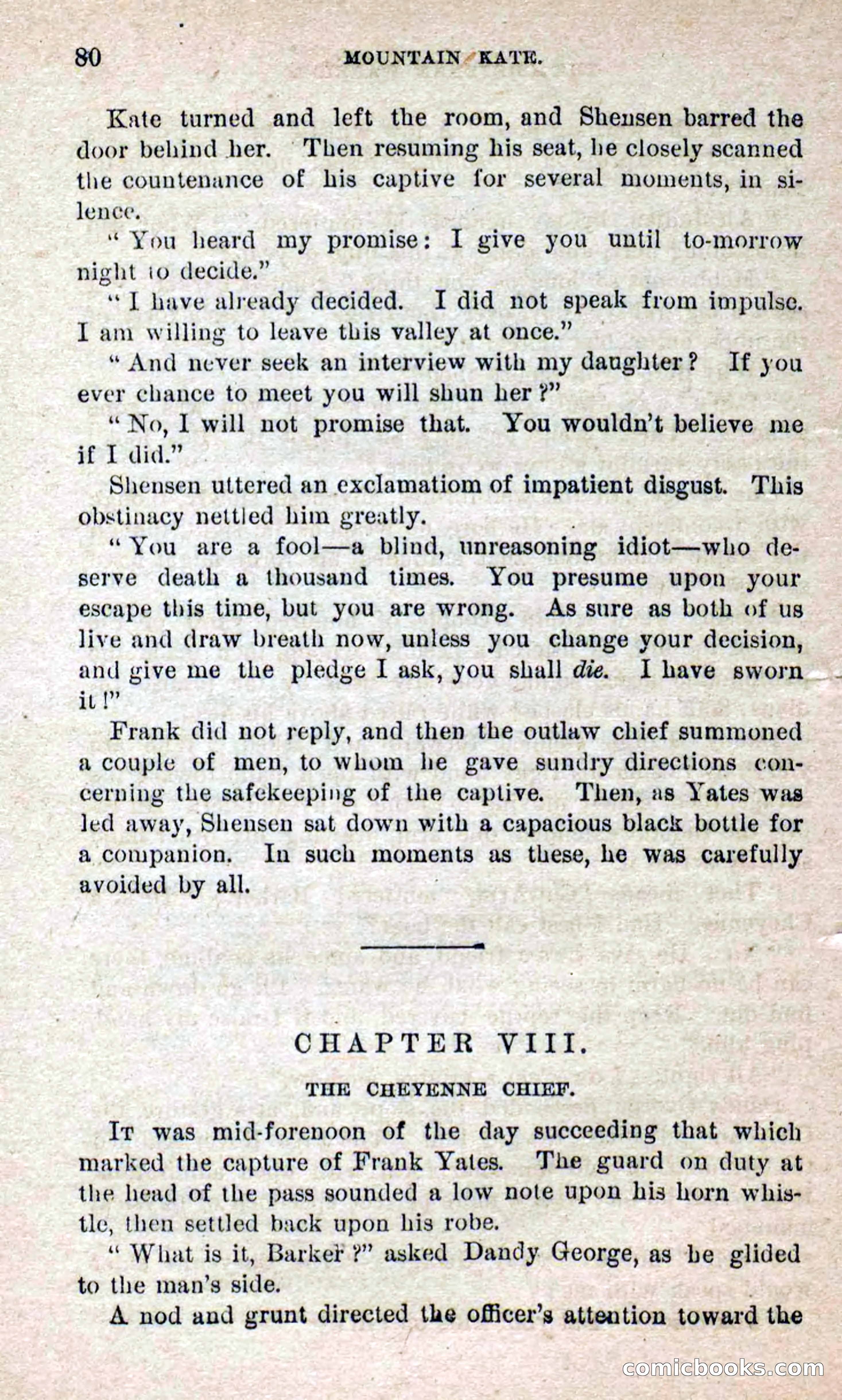 Beadle's Dime Novels No. 264: Mountain Kate — page 76 of 100
