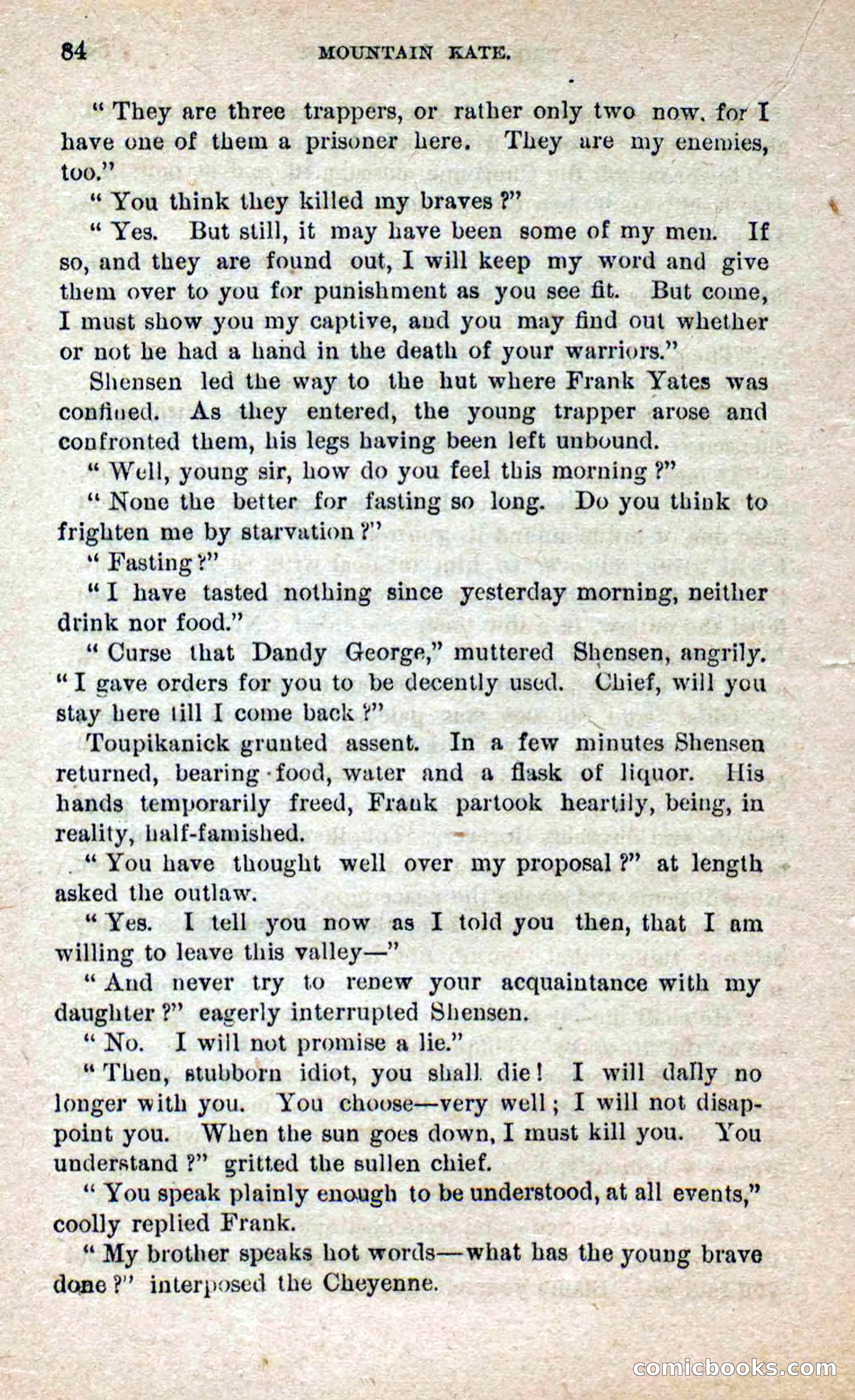 Beadle's Dime Novels No. 264: Mountain Kate — page 80 of 100