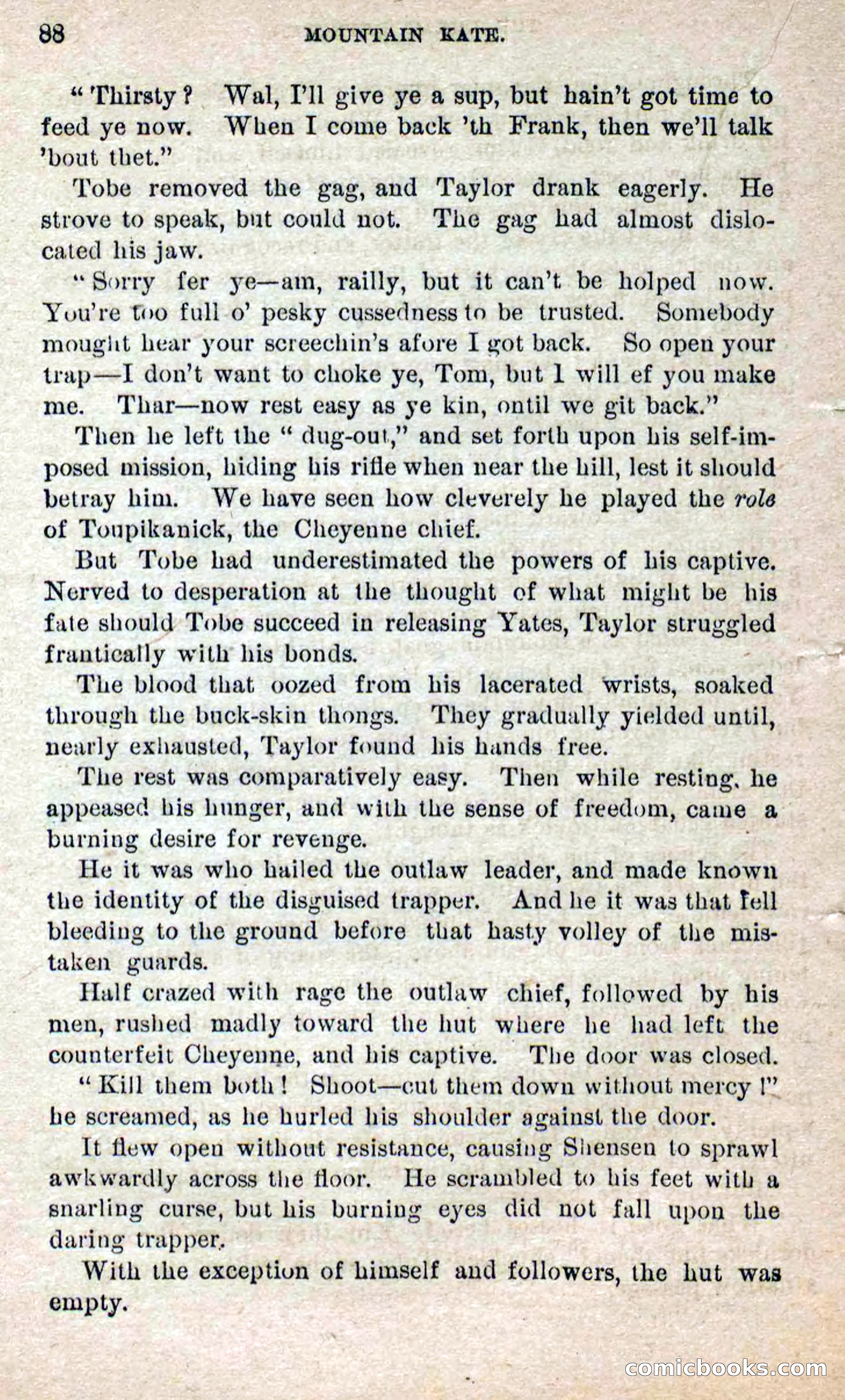 Beadle's Dime Novels No. 264: Mountain Kate — page 84 of 100