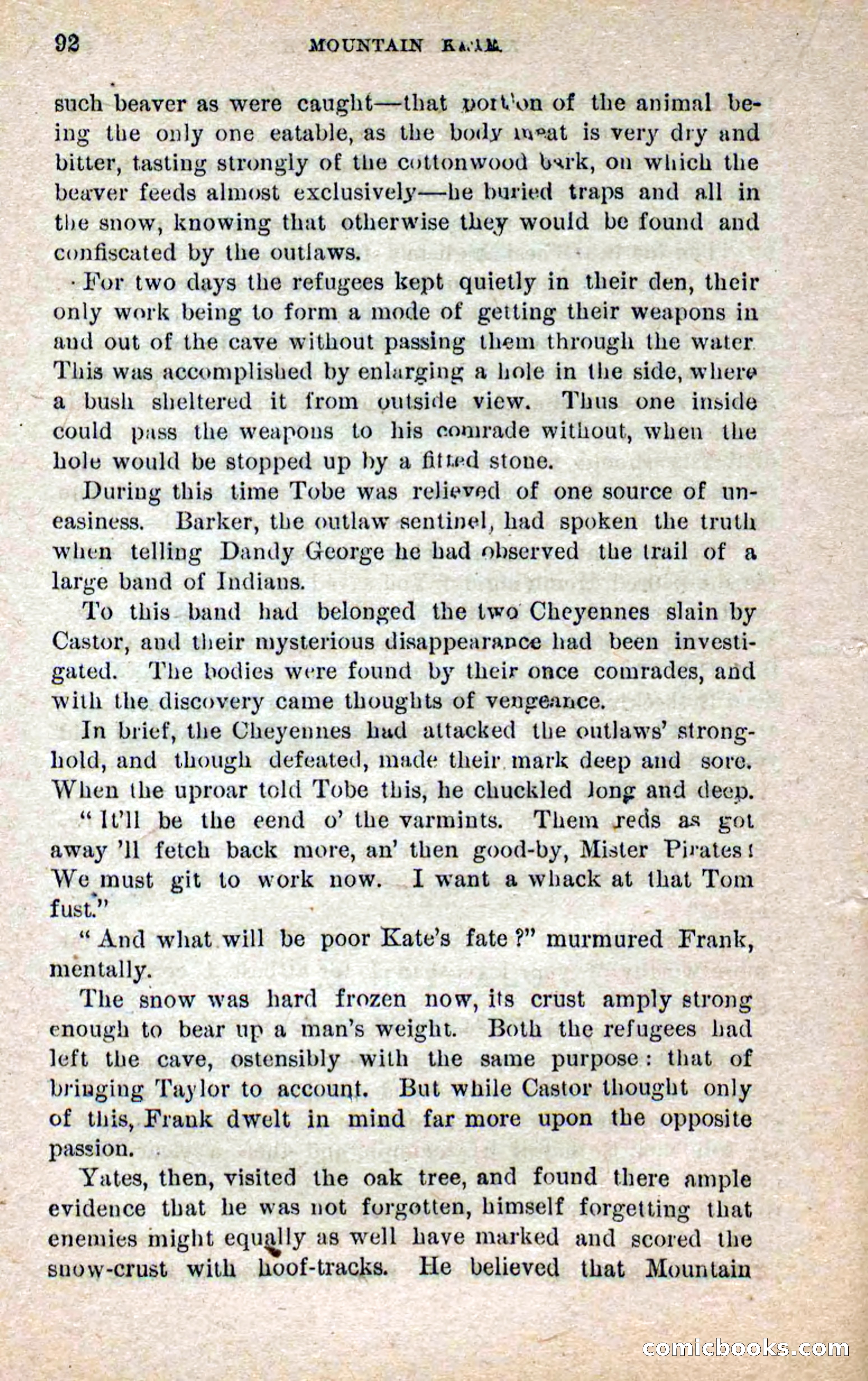 Beadle's Dime Novels No. 264: Mountain Kate — page 88 of 100