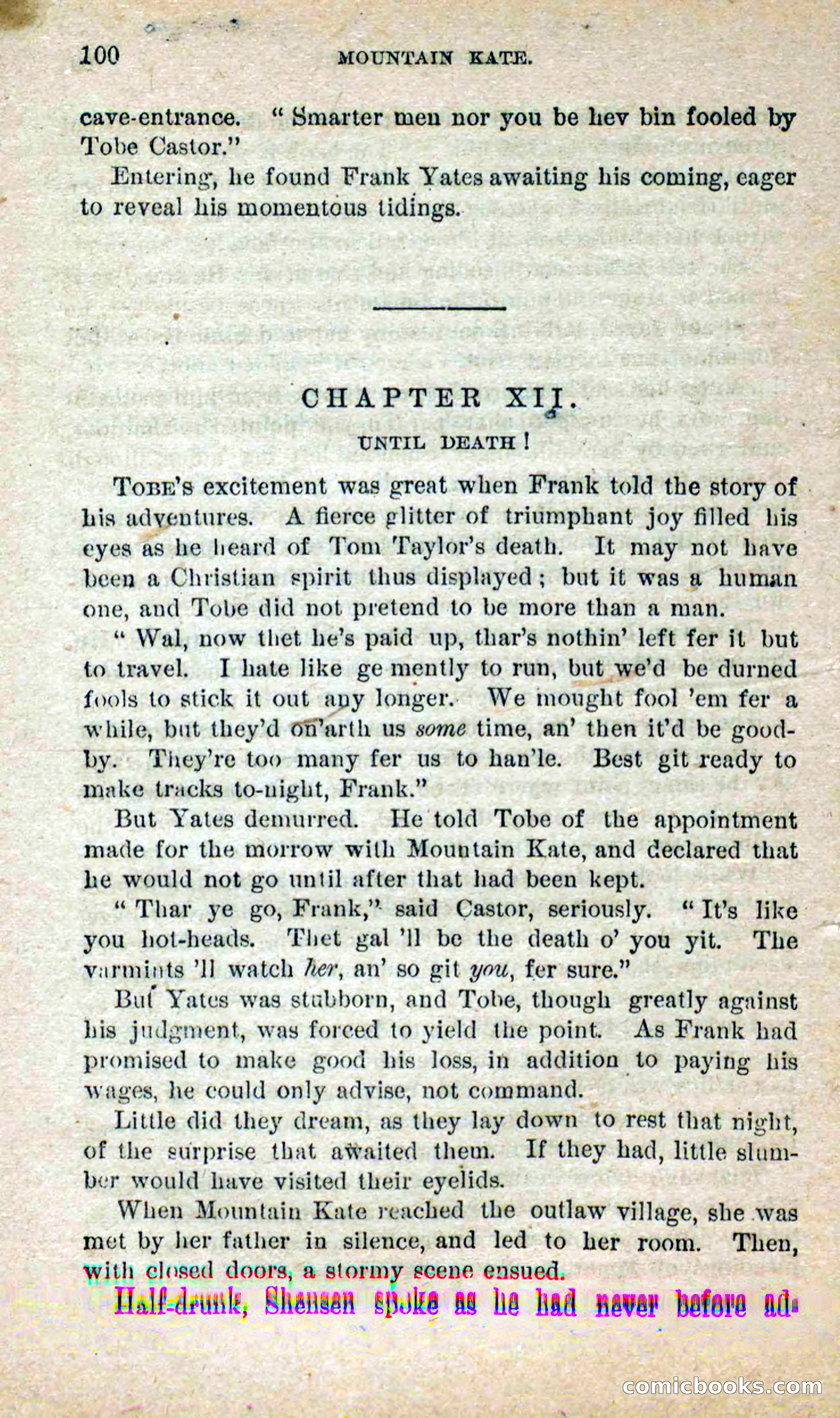 Beadle's Dime Novels No. 264: Mountain Kate — page 96 of 100