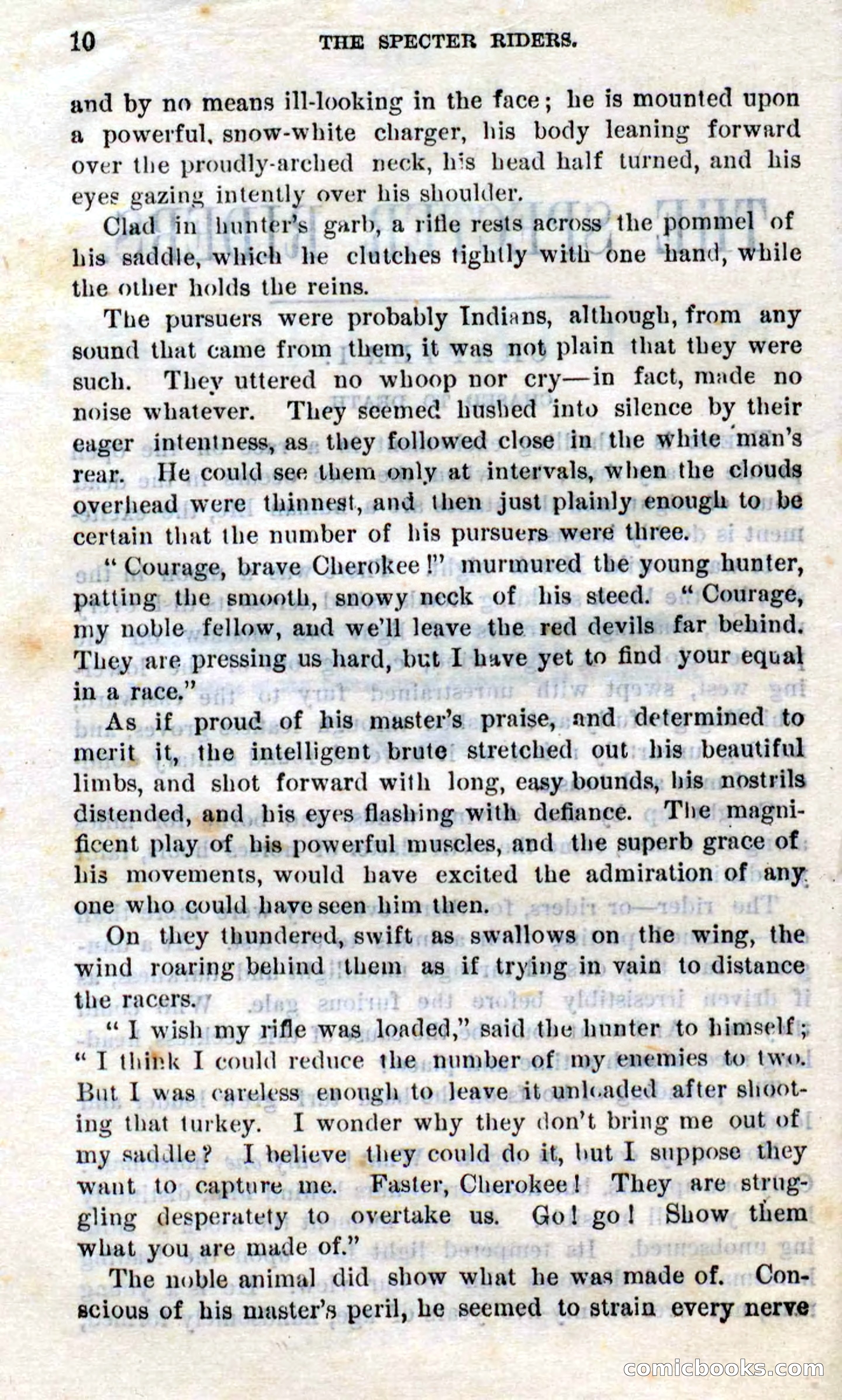 Beadle's Dime Novels No. 268: The Specter Riders — page 8 of 100