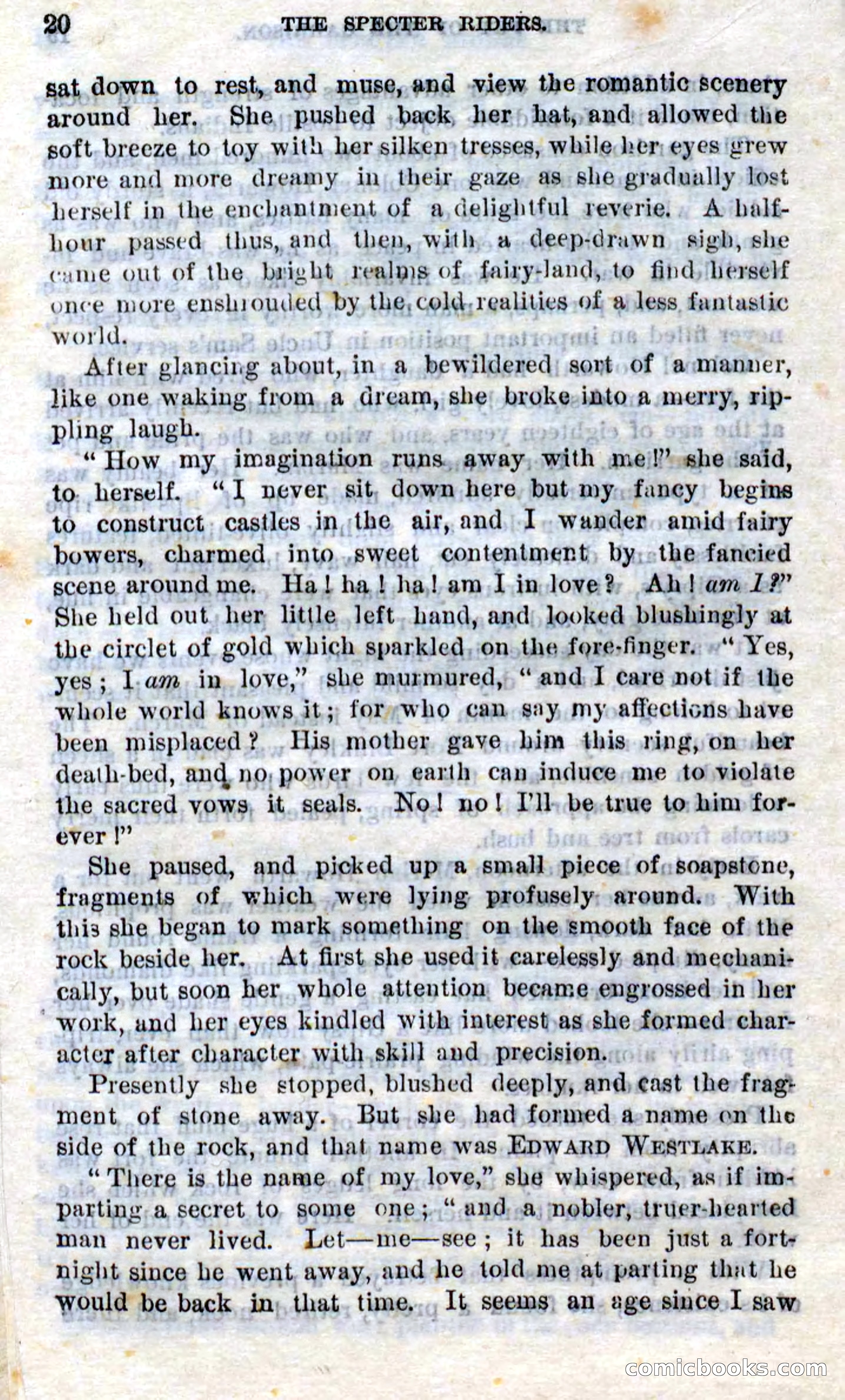 Beadle's Dime Novels No. 268: The Specter Riders — page 18 of 100