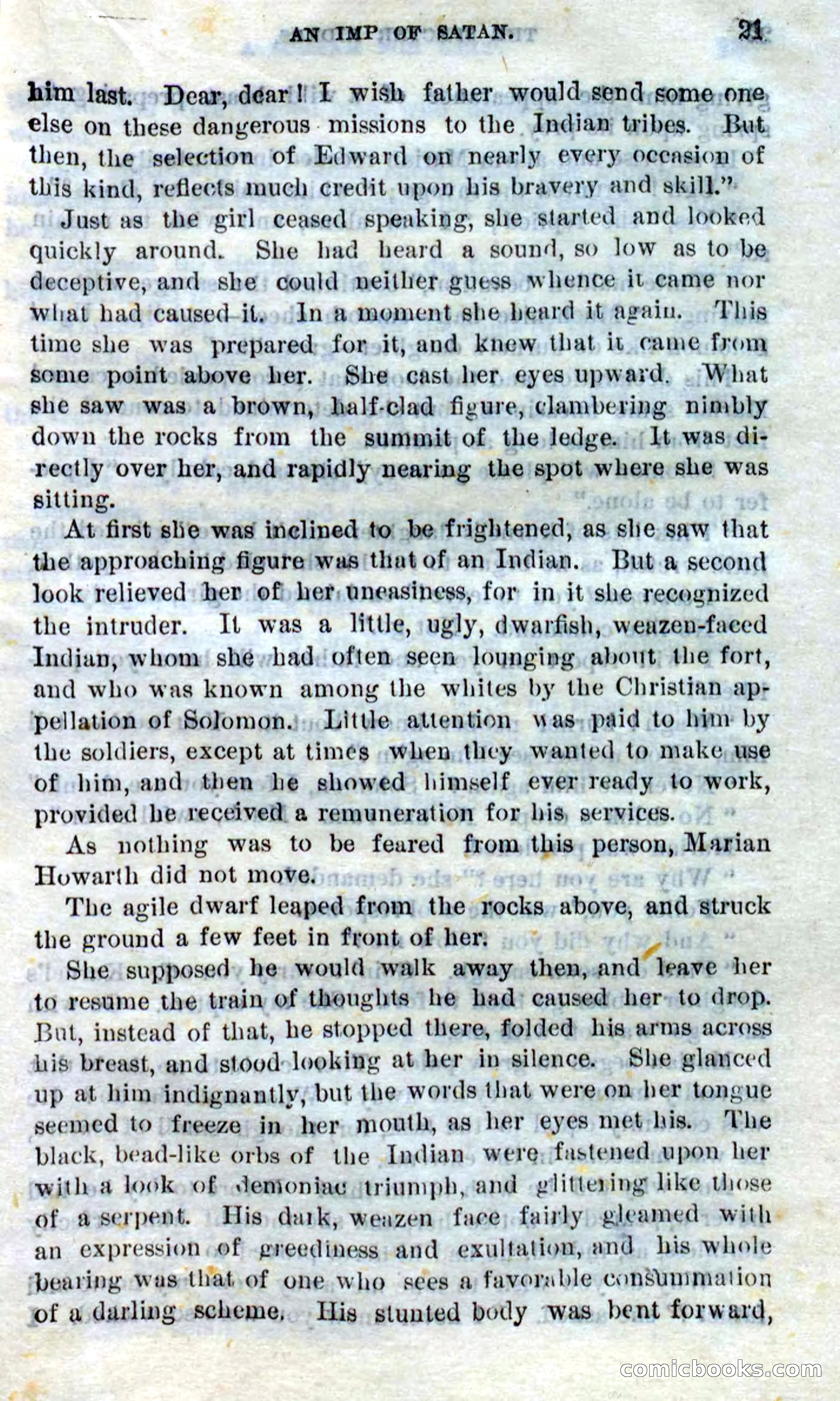 Beadle's Dime Novels No. 268: The Specter Riders — page 19 of 100