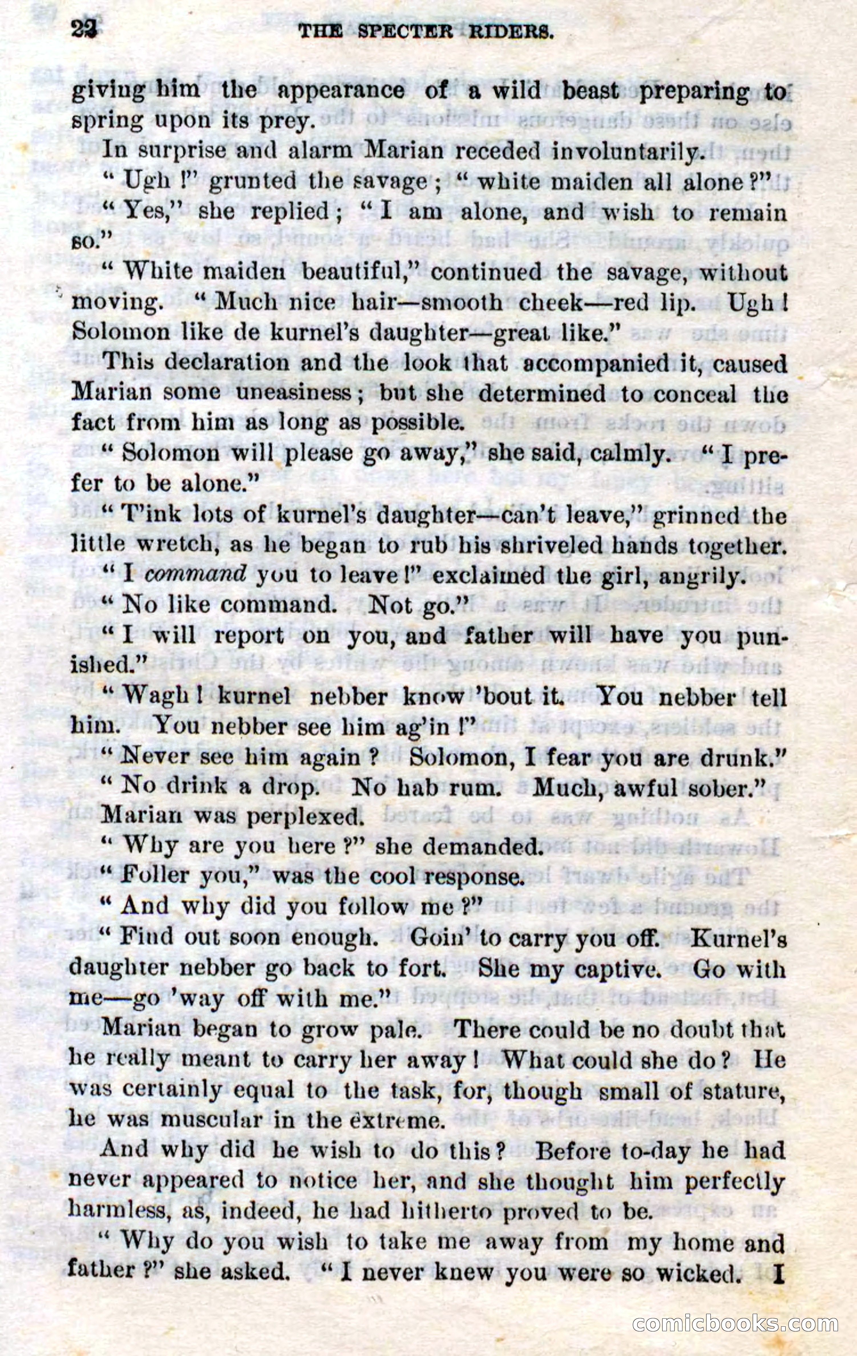 Beadle's Dime Novels No. 268: The Specter Riders — page 20 of 100