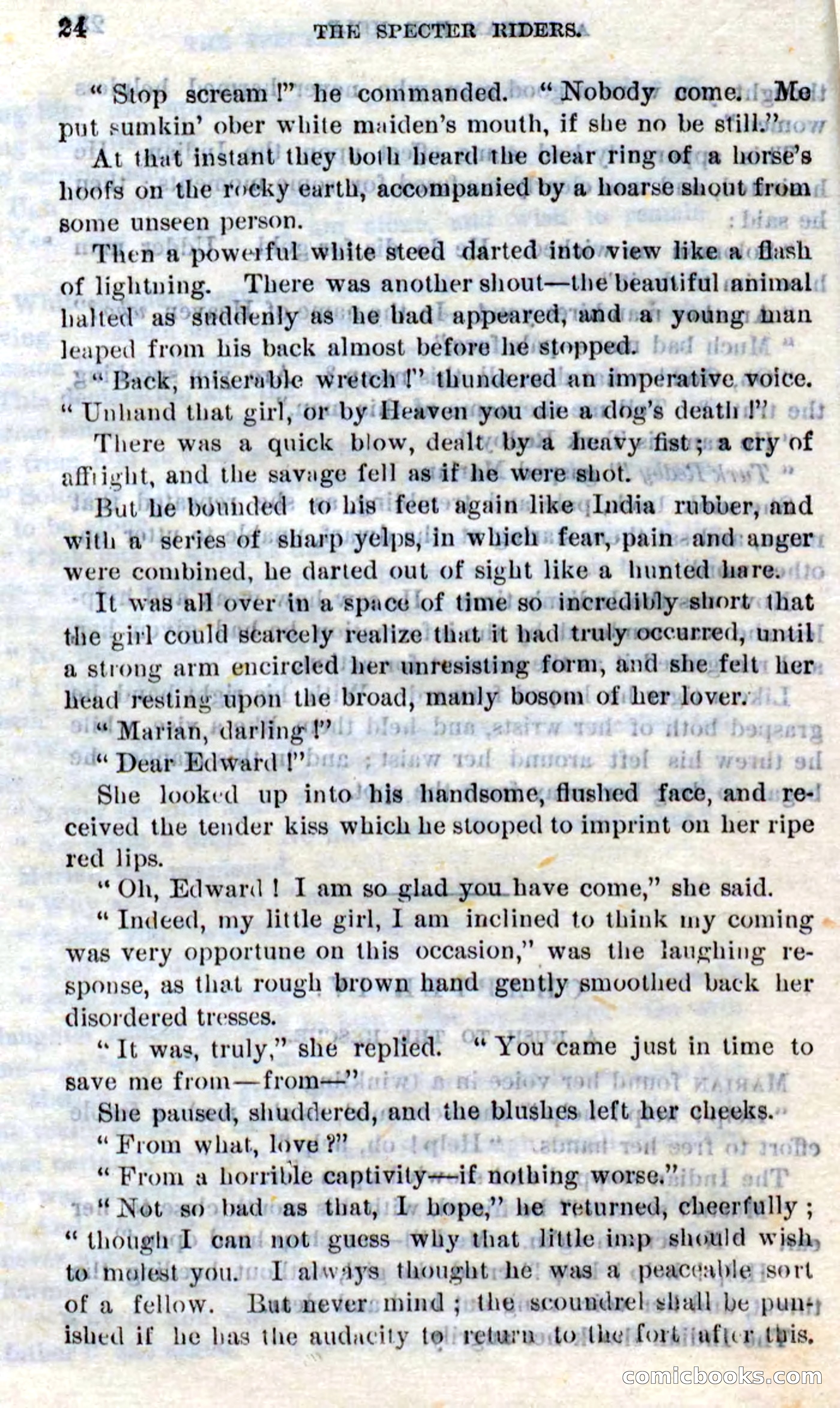 Beadle's Dime Novels No. 268: The Specter Riders — page 22 of 100